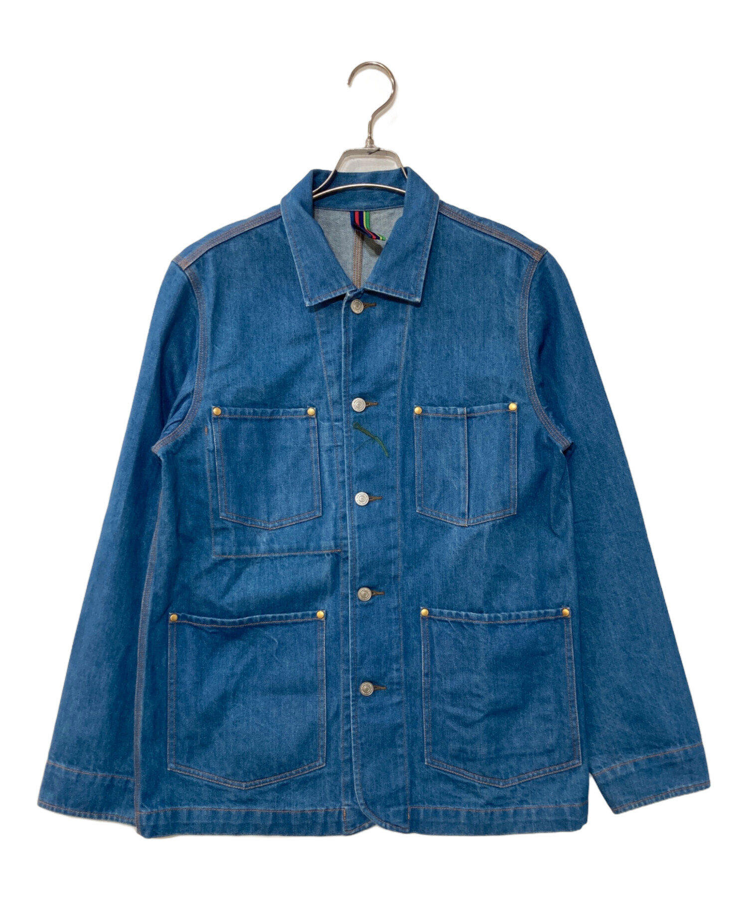 L Paul Smith 花柄 デニム カバーオール ジャケット ポールスミス 中古・古着通販】PAUL SMITH (ポールスミス) カバーオールデニム