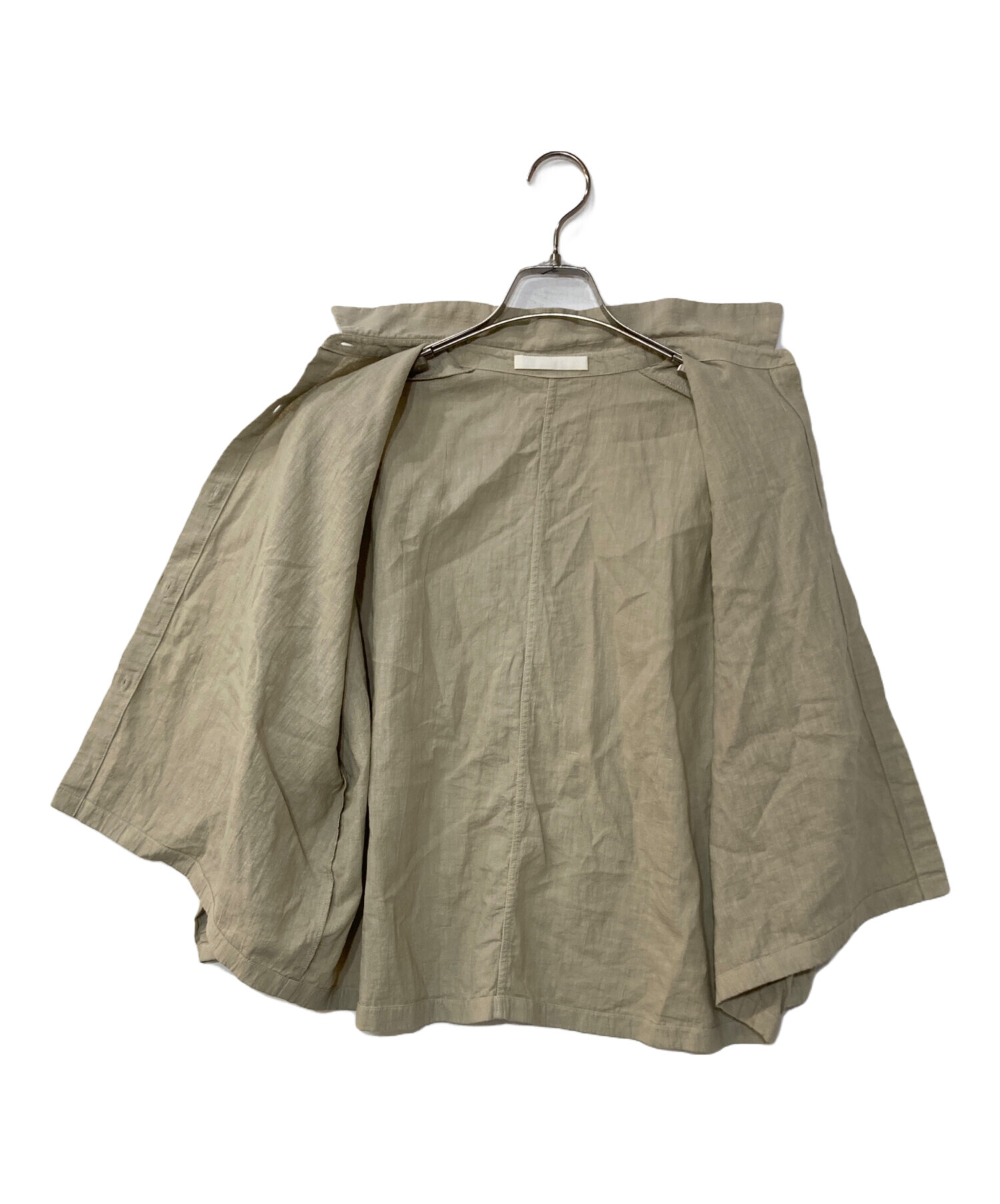 evam eva ウォーターリネンシャツ E251T098 中古・古着通販】evam eva (エヴァムエヴァ) water linen shirts