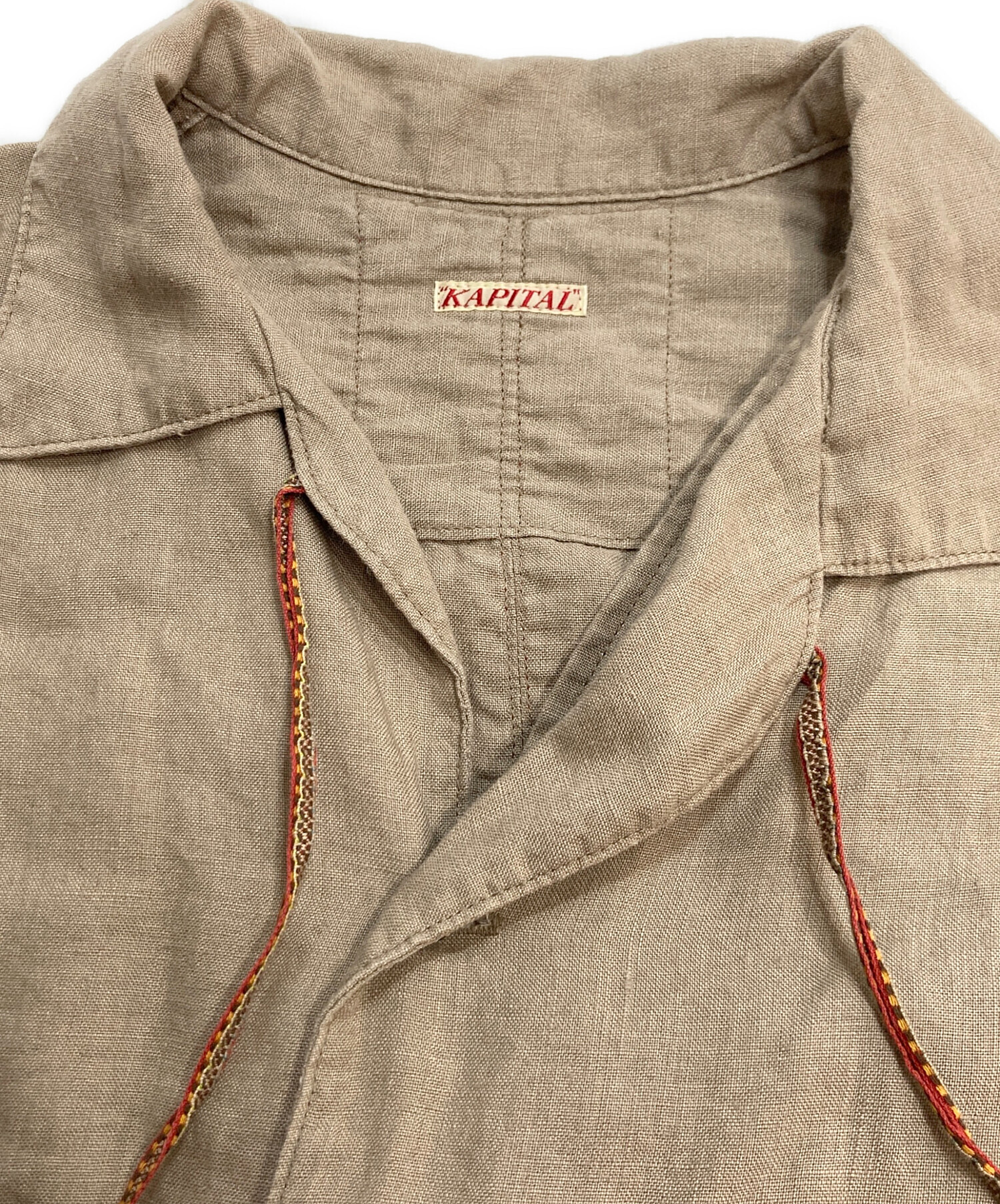 中古・古着通販】KAPITAL (キャピタル) リネンオープンカラーシャツ