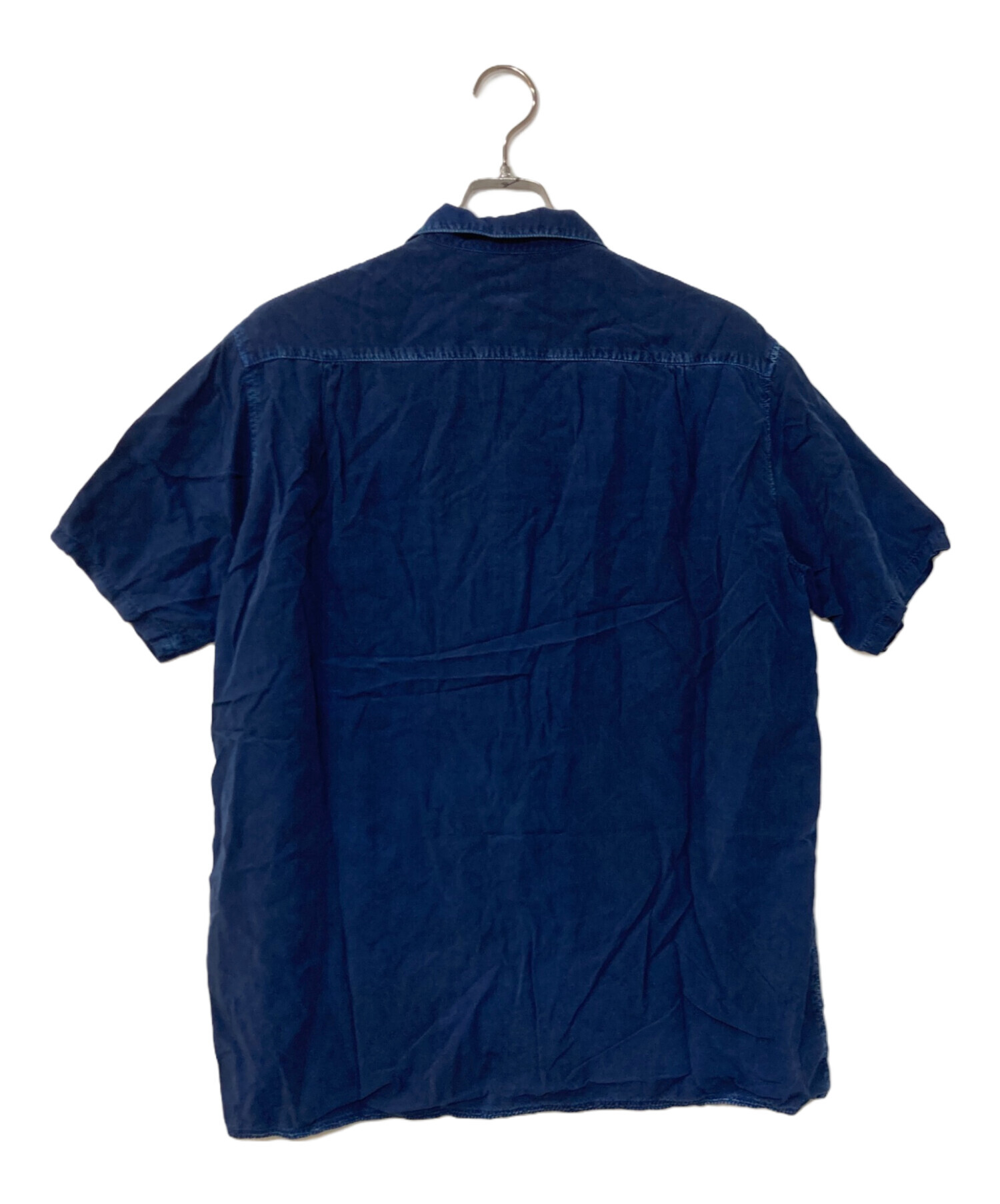 KAPITAL キャピタル カジュアルシャツ L 青 【古着】【中古】【送料無料】 中古・古着通販】KAPITAL (キャピタル) インディゴ染めレーヨン