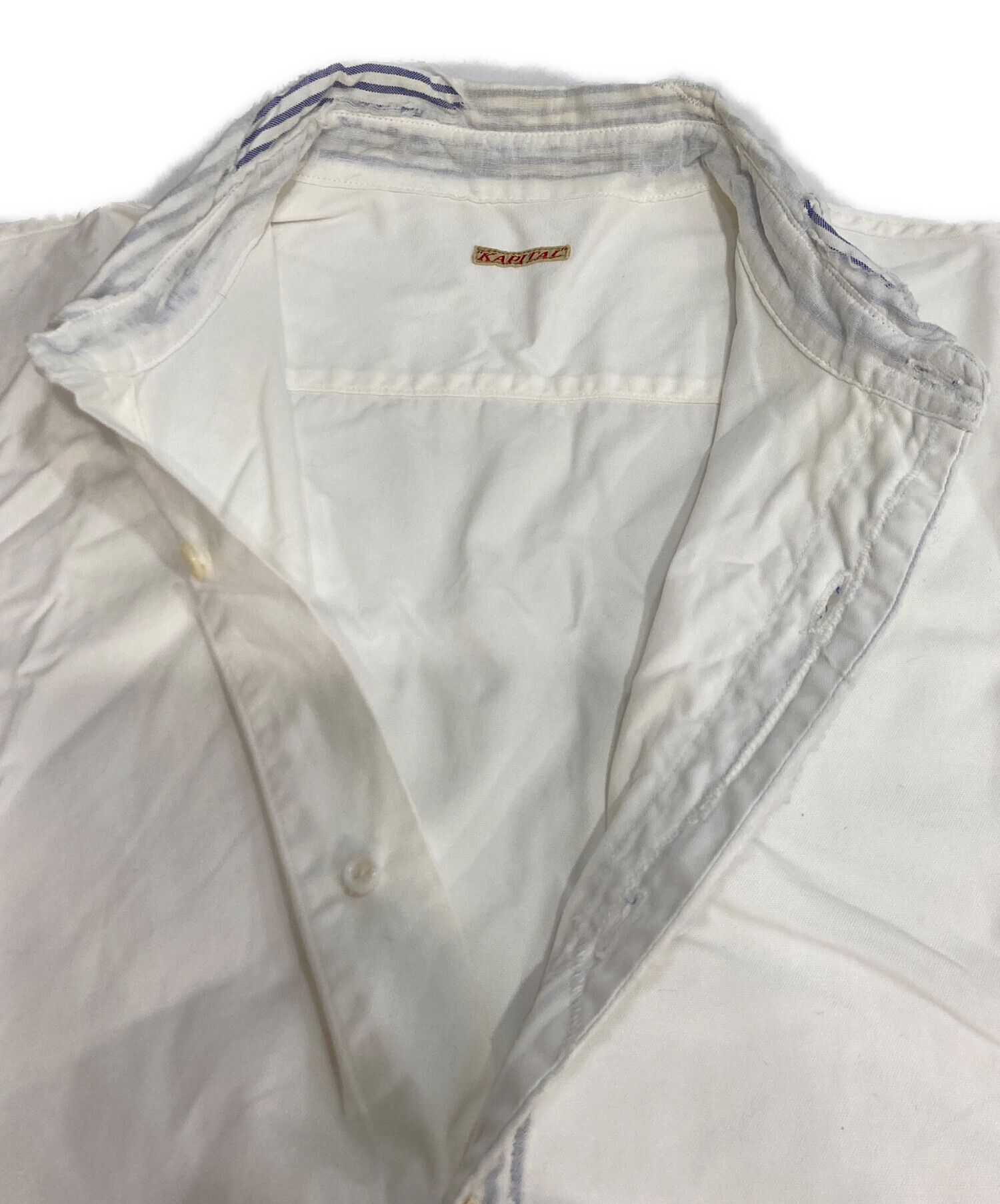 中古・古着通販】KAPITAL (キャピタル) MICOストライプデザインシャツ