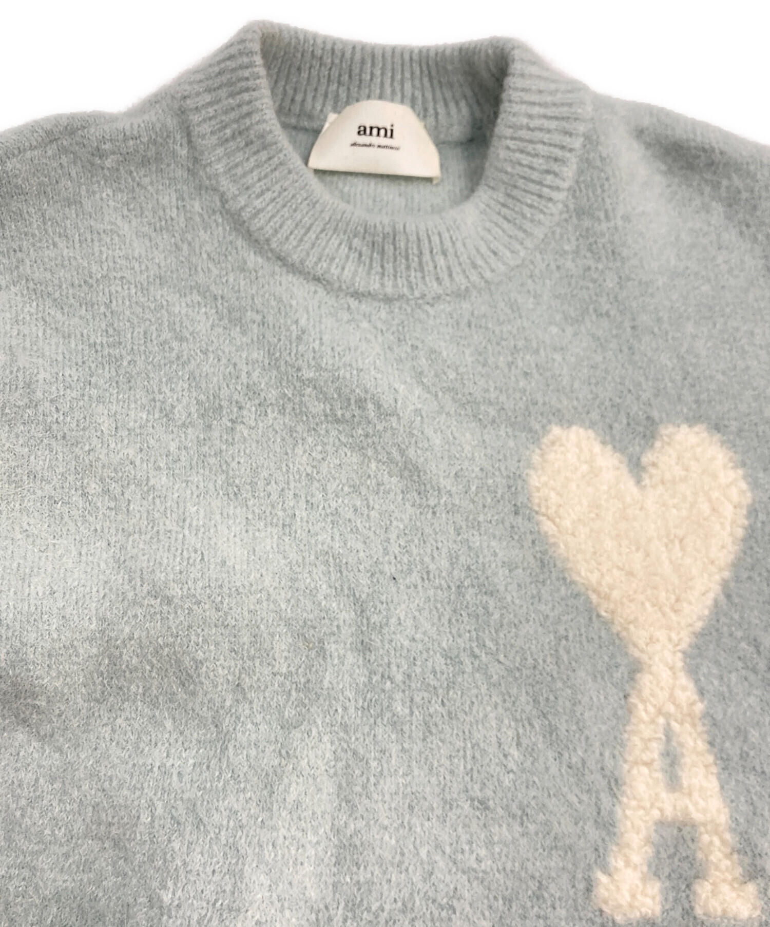 中古・古着通販】AMI PARIS (アミ パリス) ハートロゴクルーネック