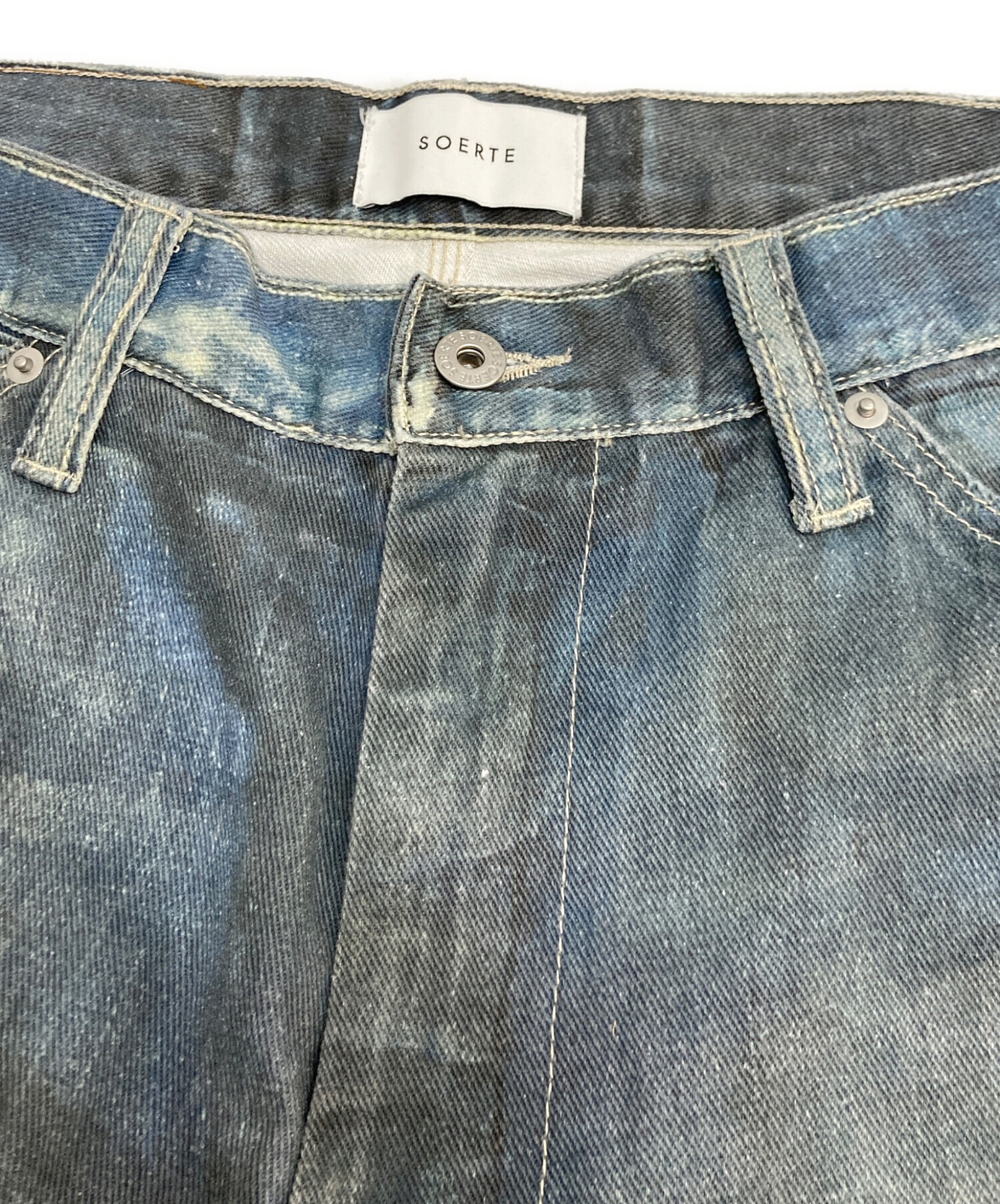 中古・古着通販】soerte (ソエルテ) トロンプルイユディストレスト