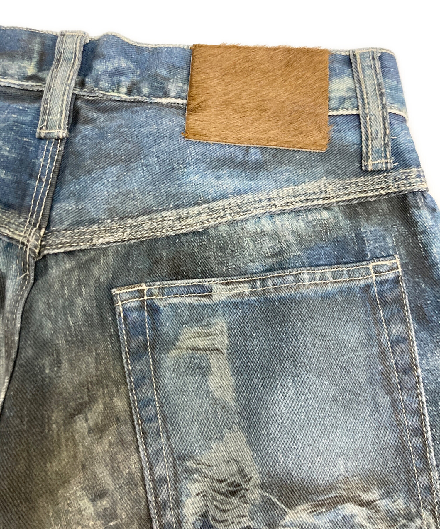 中古・古着通販】soerte (ソエルテ) トロンプルイユディストレスト