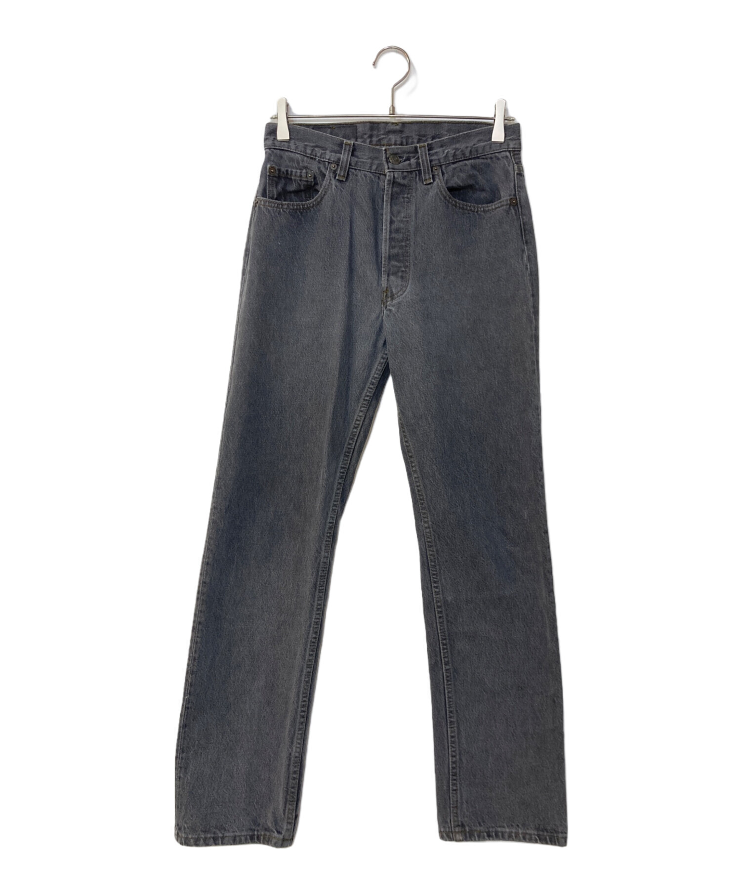 中古・古着通販】LEVI'S (リーバイス) 501デニムパンツ グレー サイズ