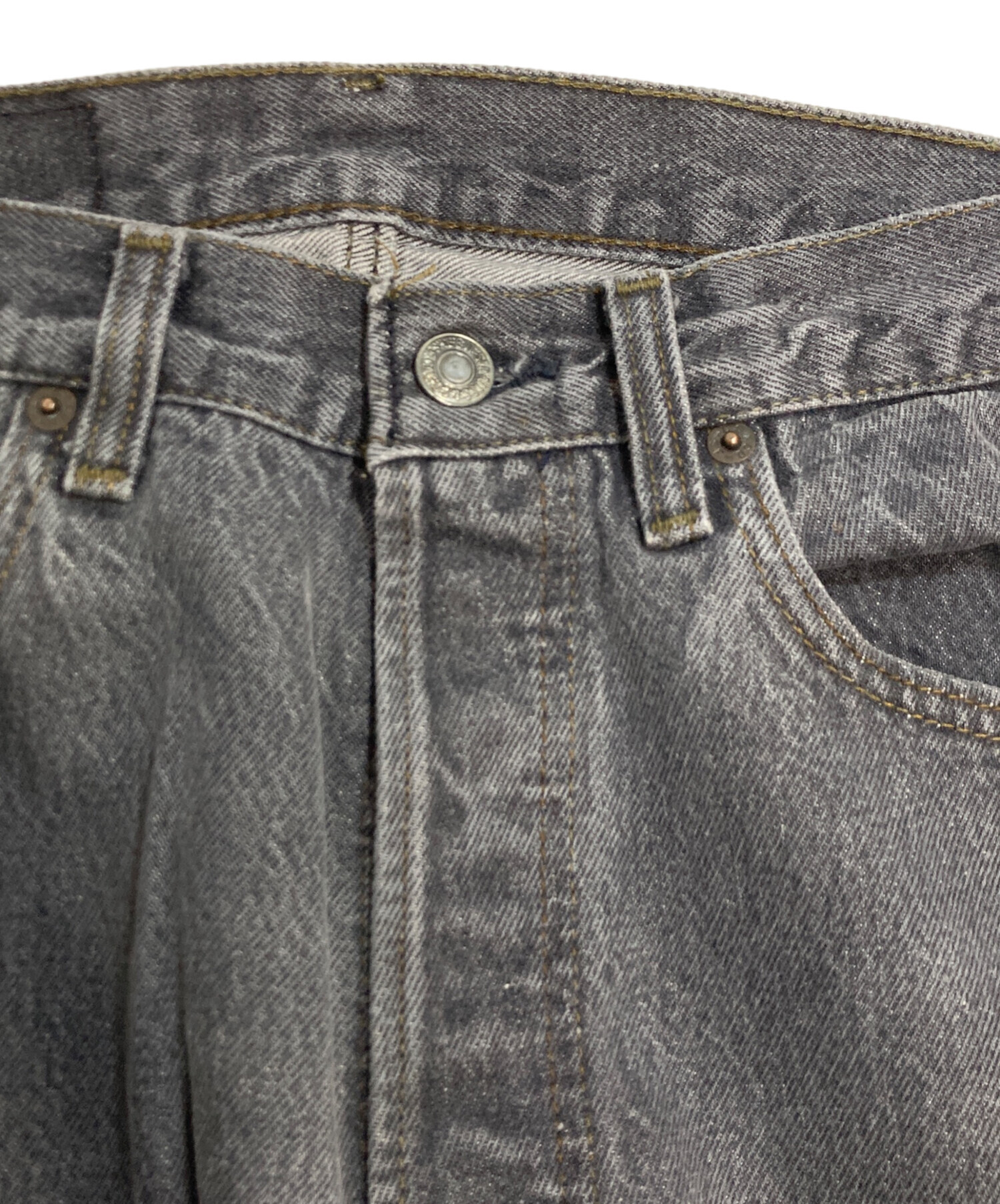 Levi's リーバイス パンツ（その他） XL グレー 【古着】【中古】【送料無料】 中古・古着通販】LEVI'S (リーバイス) 501デニムパンツ グレー サイズ