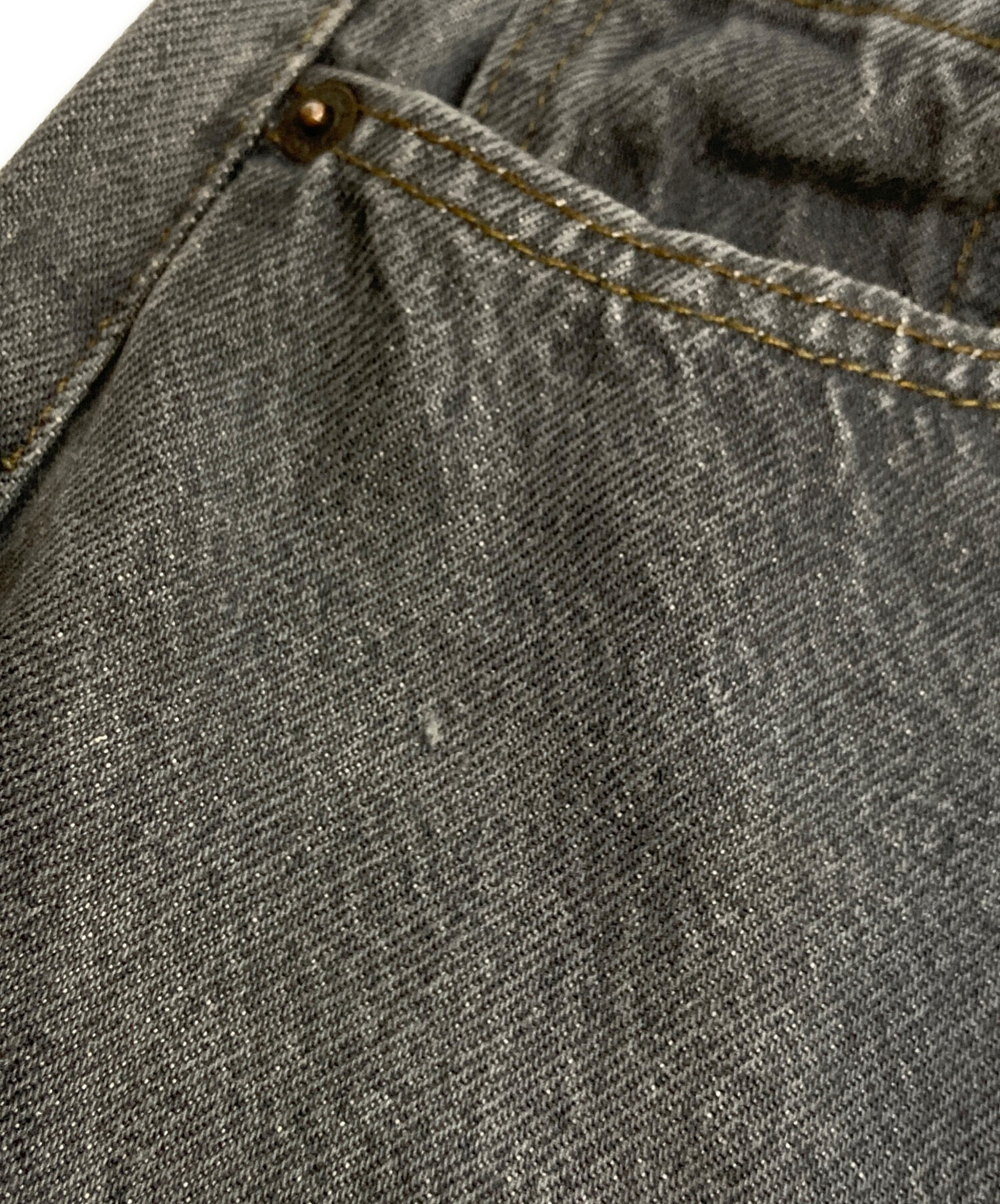 中古・古着通販】LEVI'S (リーバイス) 501デニムパンツ グレー サイズ