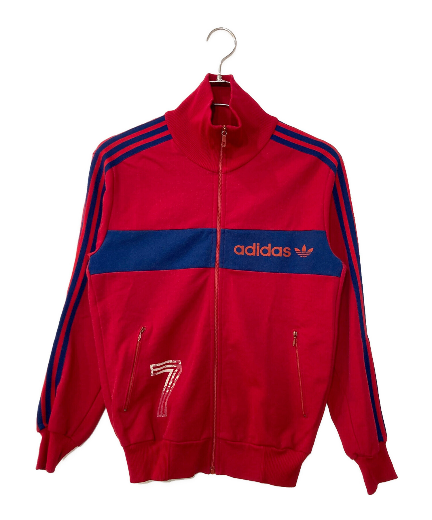 中古・古着通販】adidas (アディダス) トラックジャケット レッド