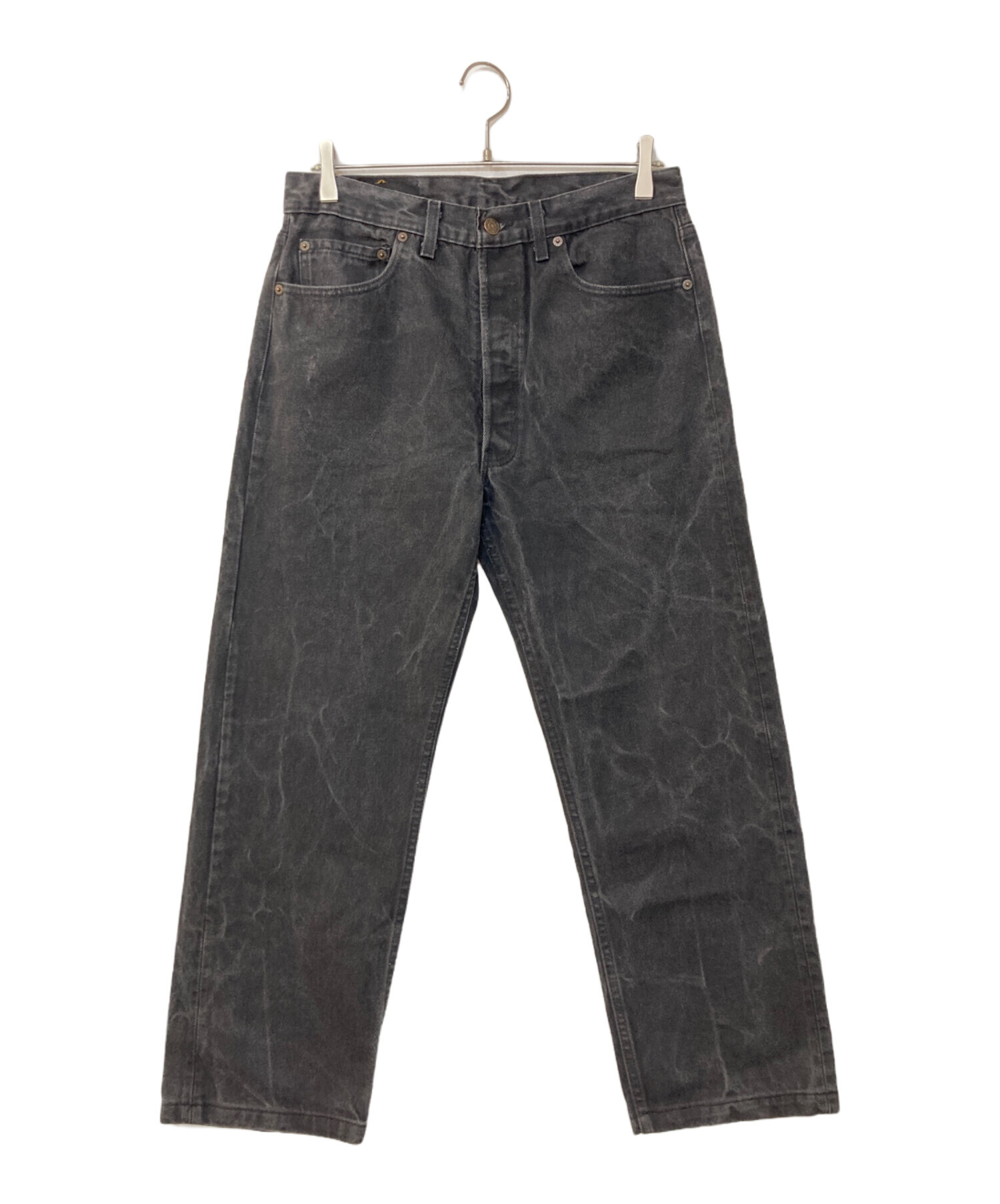 神*ン様 【2002年4月製造】 Levi's 501 W32 L32 製005 中古・古着通販】LEVI'S (リーバイス) 501デニムパンツ ブラック