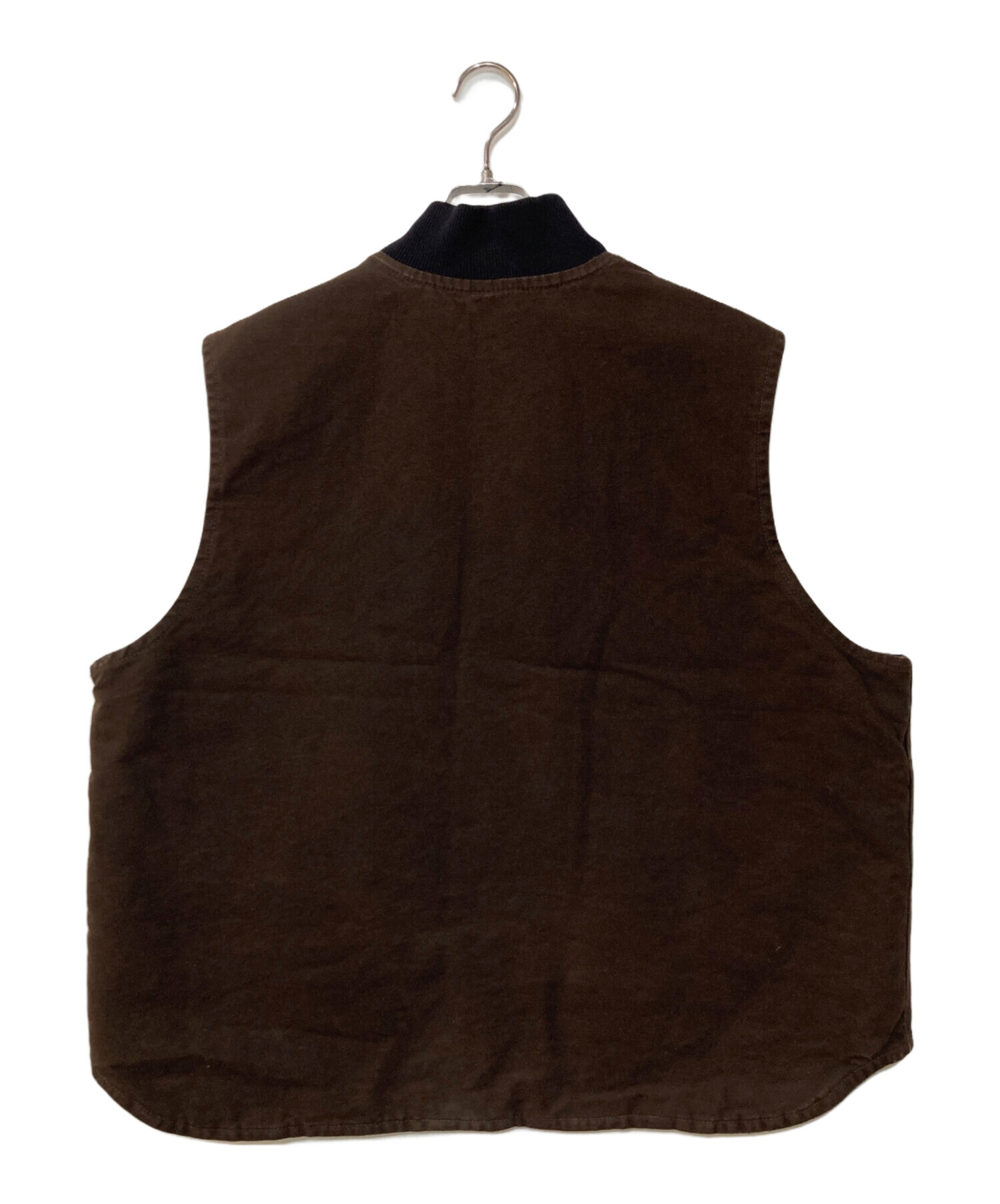 中古・古着通販】CarHartt (カーハート) ダックベスト ブラウン サイズ