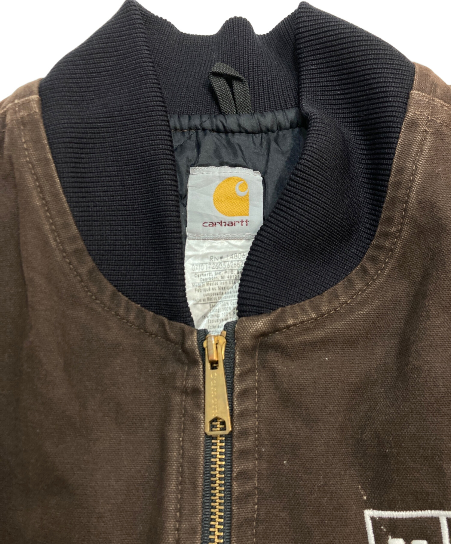 中古・古着通販】CarHartt (カーハート) ダックベスト ブラウン サイズ