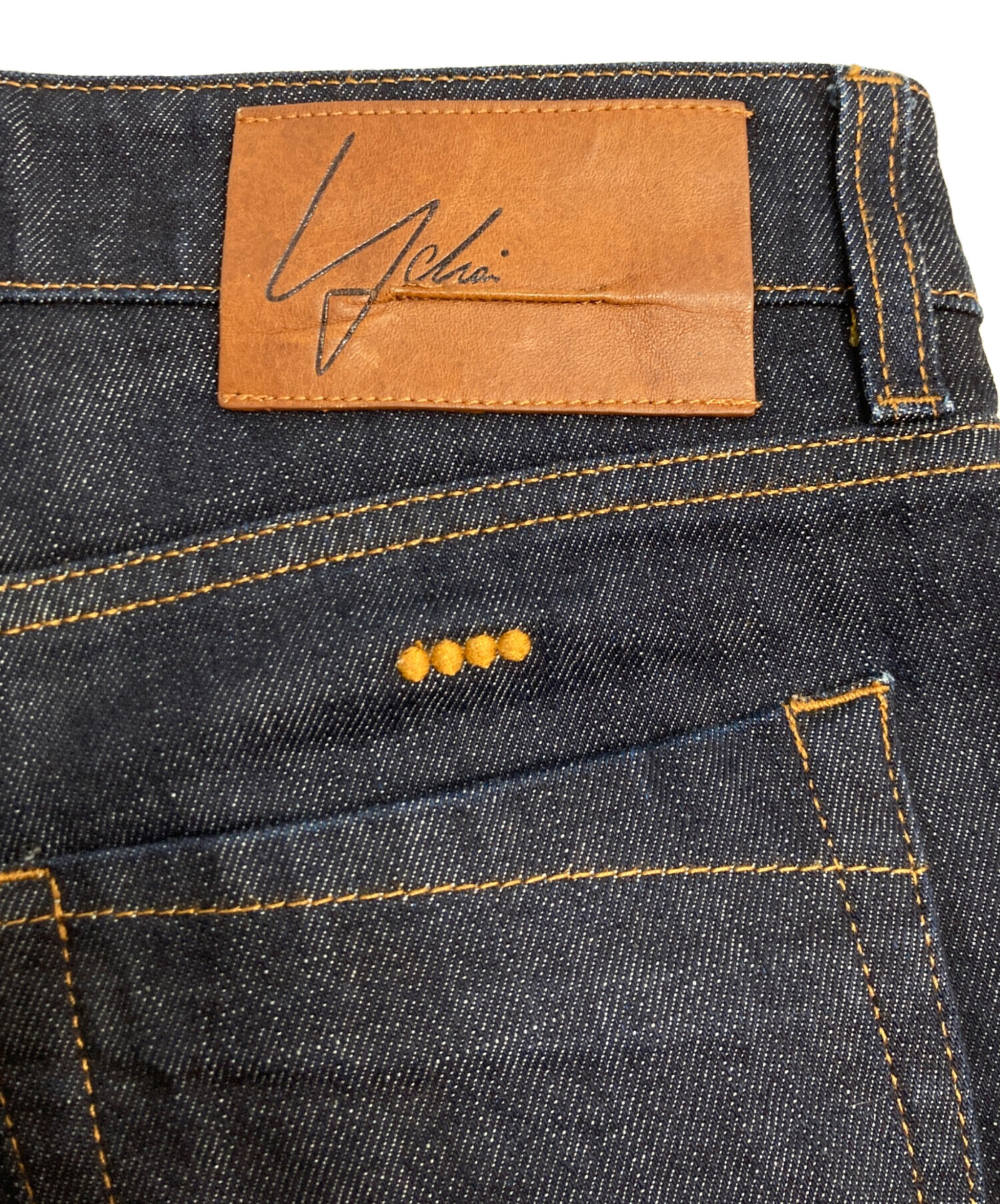 中古・古着通販】YCHAI (イカイ) ボタンフライデニムパンツ インディゴ