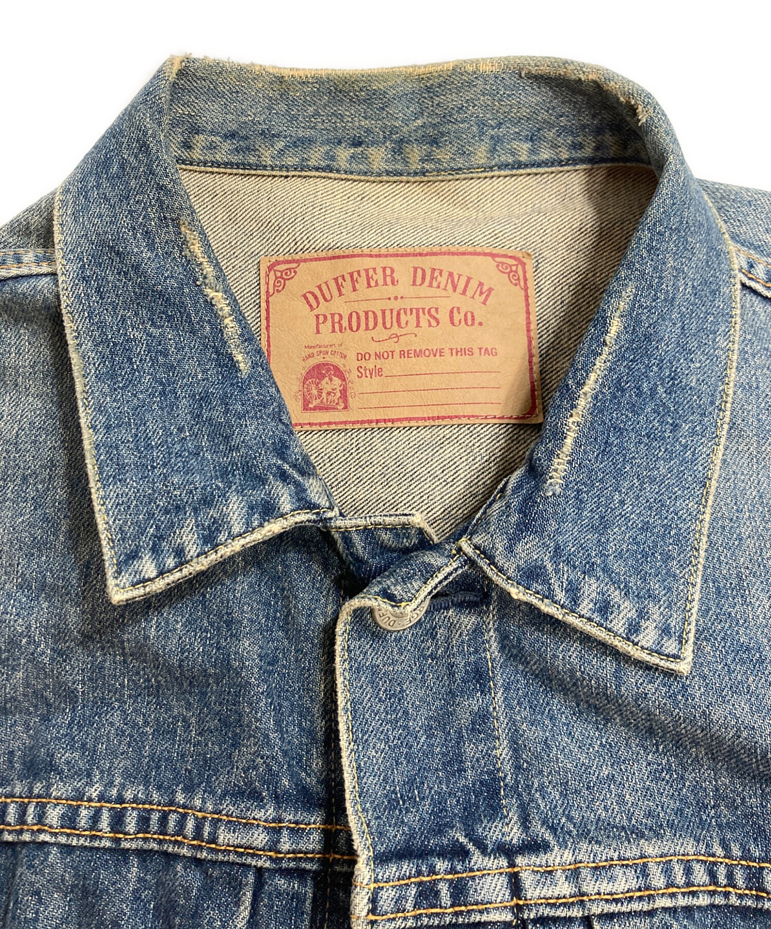 【The DUFFER of St.E】 1st デニムジャケット M 中古・古着通販】The Duffer of ST.George (ザ ダファーオブセント