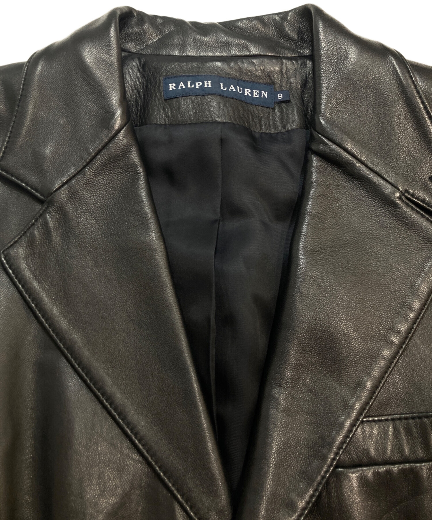 中古・古着通販】RALPH LAUREN (ラルフローレン) ラムレザー