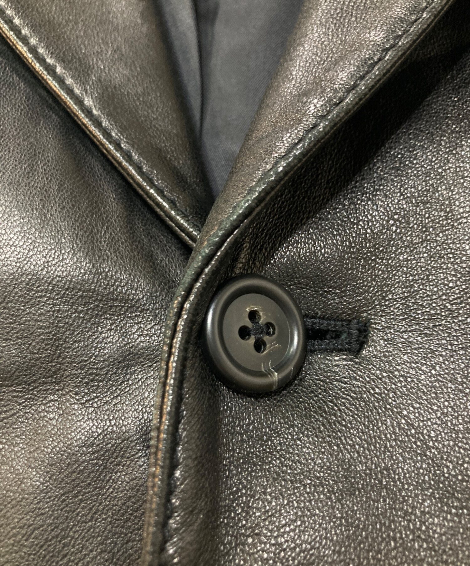 中古・古着通販】RALPH LAUREN (ラルフローレン) ラムレザー