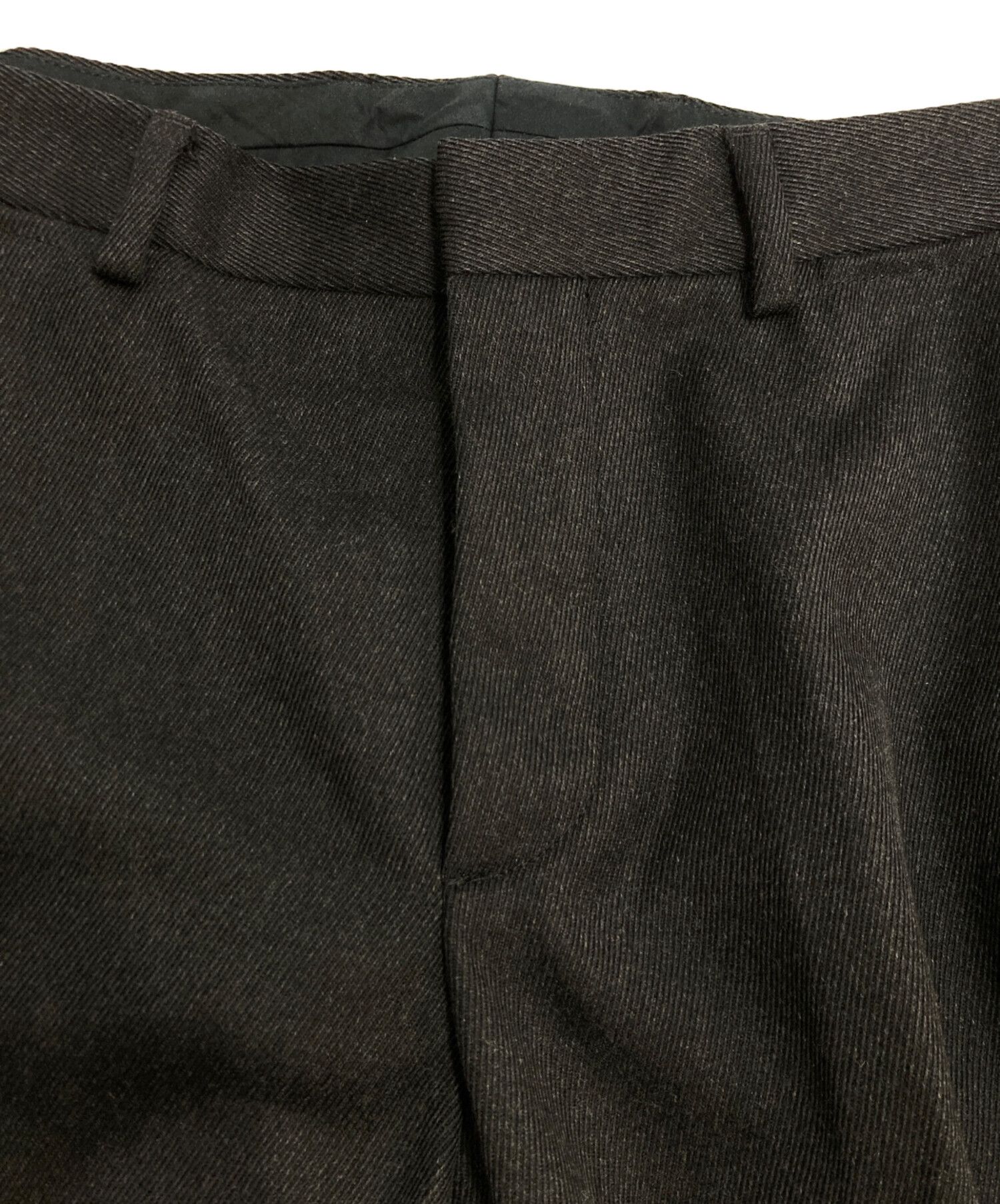 中古・古着通販】GUCCI (グッチ) ウールスラックスパンツ ブラック