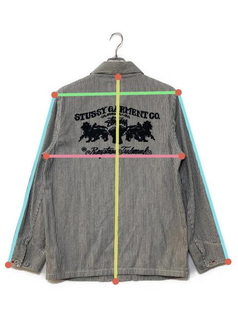 ☆希少☆ STUSSY ステューシー オールインワン ヒッコリー つなぎ