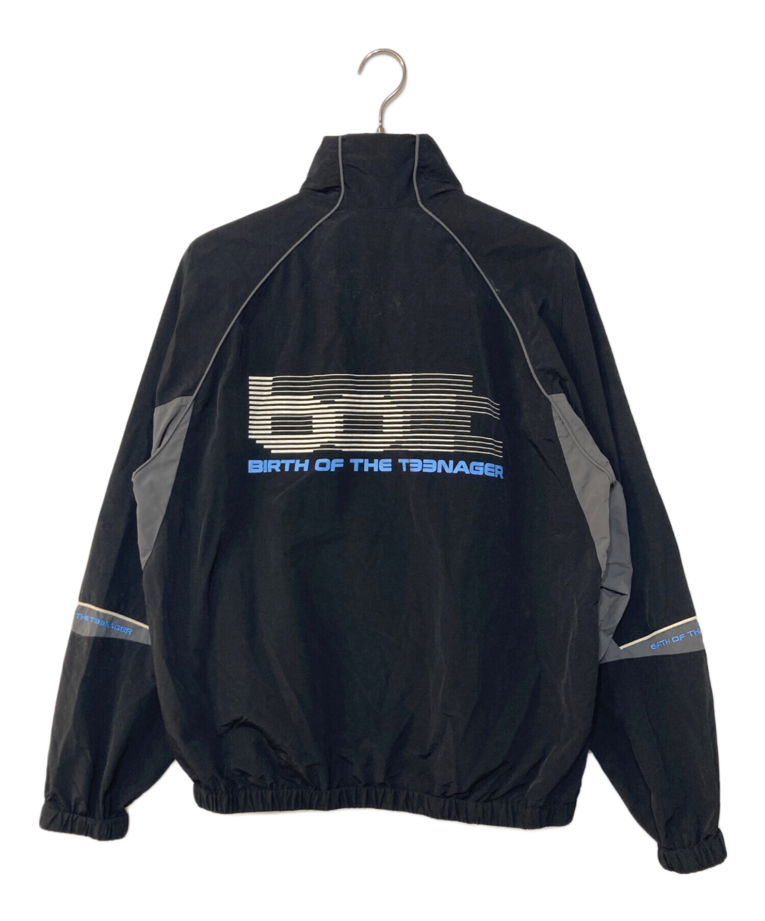 り*く様 BoTT ブラック ジャケット 中古・古着通販】BoTT (ボット) Raglan Track Jacket/ラグラントラック