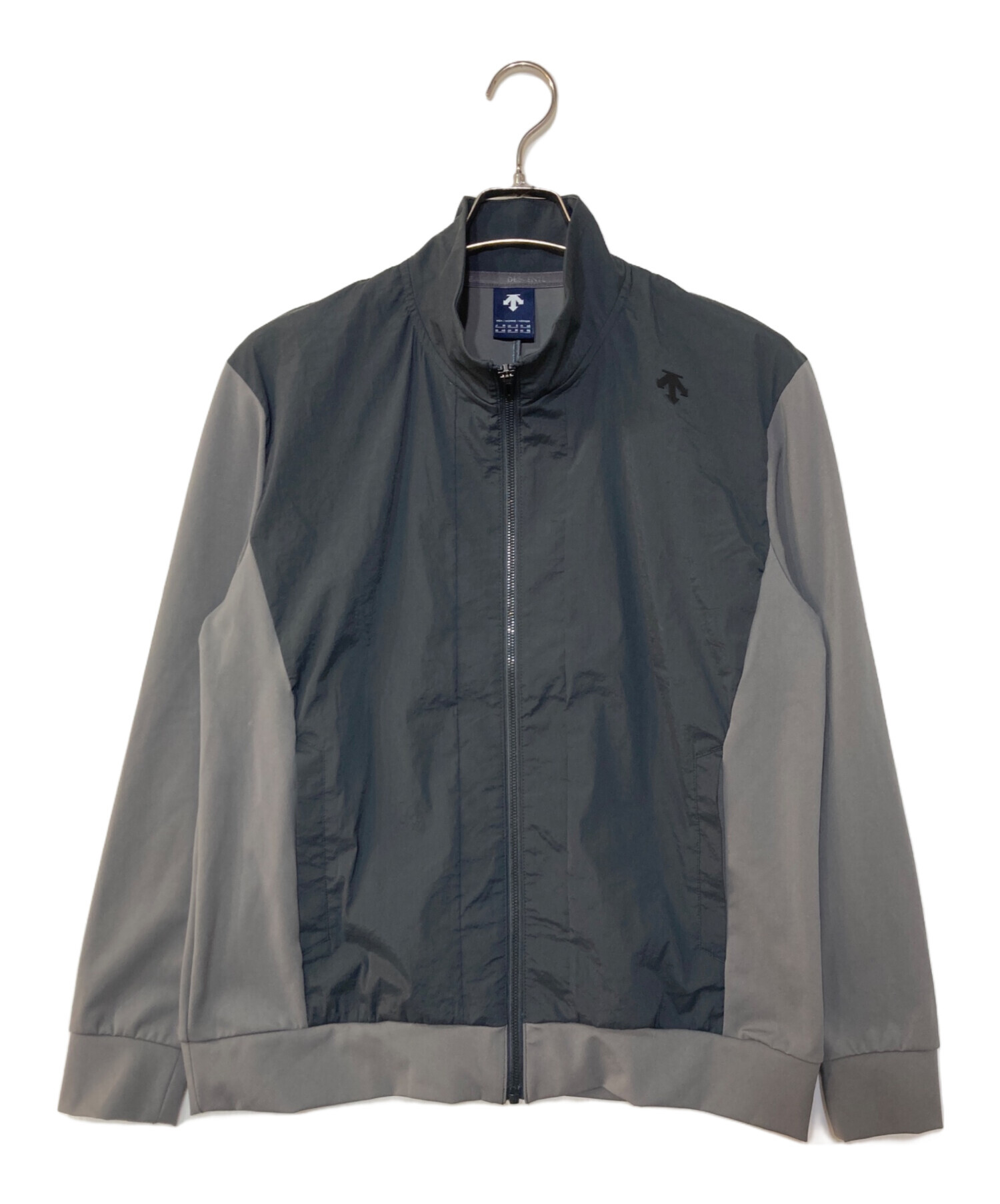 デサントゴルフ DESCENTE GOLF フルジップアウター　グレー系 総柄 中古・古着通販】DESCENTE GOLF (デサントゴルフ) ナイロンストレッチ