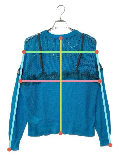 中古・古着通販】MAISON SPECIAL (メゾンスペシャル) Lace-Combi Mesh
