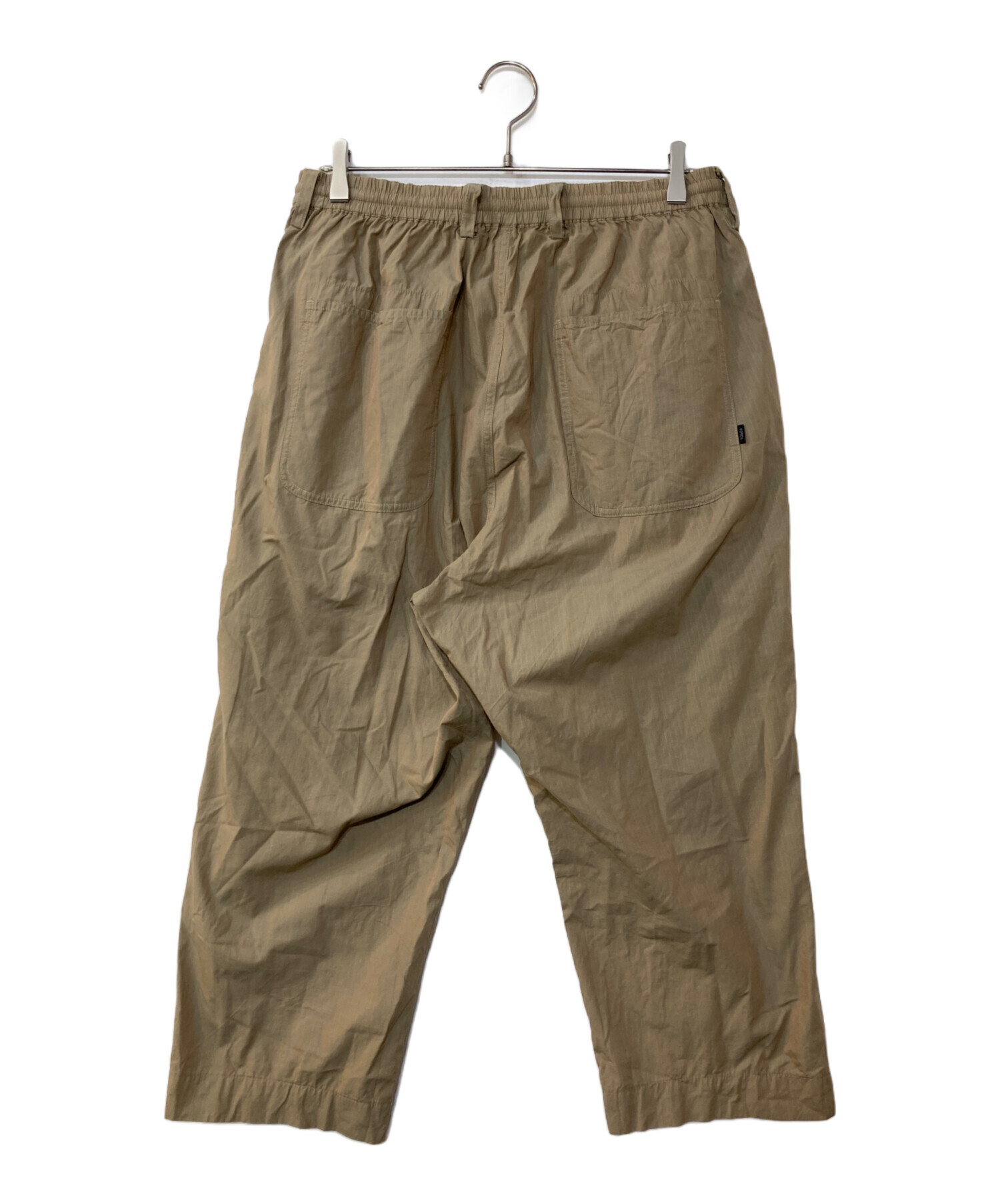Rotol wide pants ハーフパンツ 中古・古着通販】ROTOL (ロトル) RIPSOP WIDE EASY PANTS カーキ