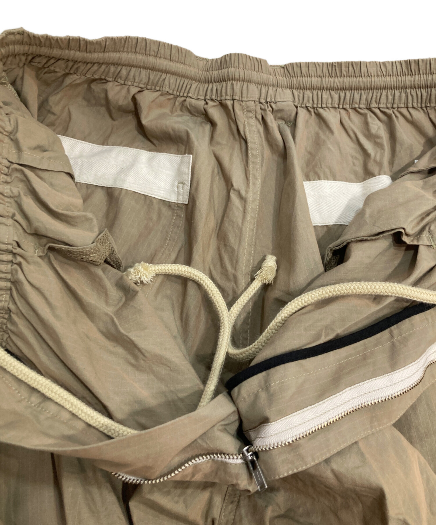 中古・古着通販】ROTOL (ロトル) RIPSOP WIDE EASY PANTS カーキ