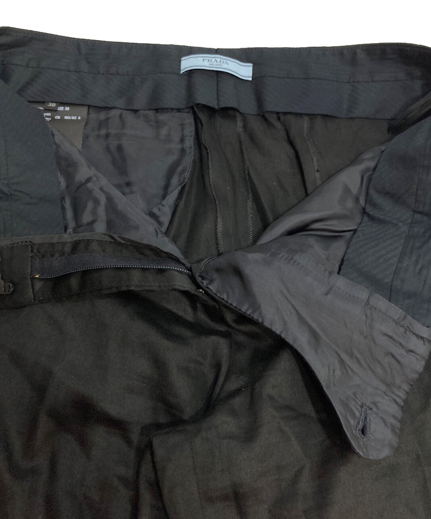 中古・古着通販】PRADA (プラダ) センタープレステーパードスラックス