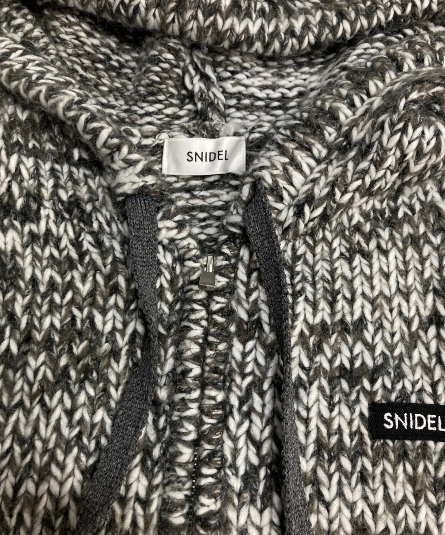 中古・古着通販】Snidel (スナイデル) ロービングニットフーディー 