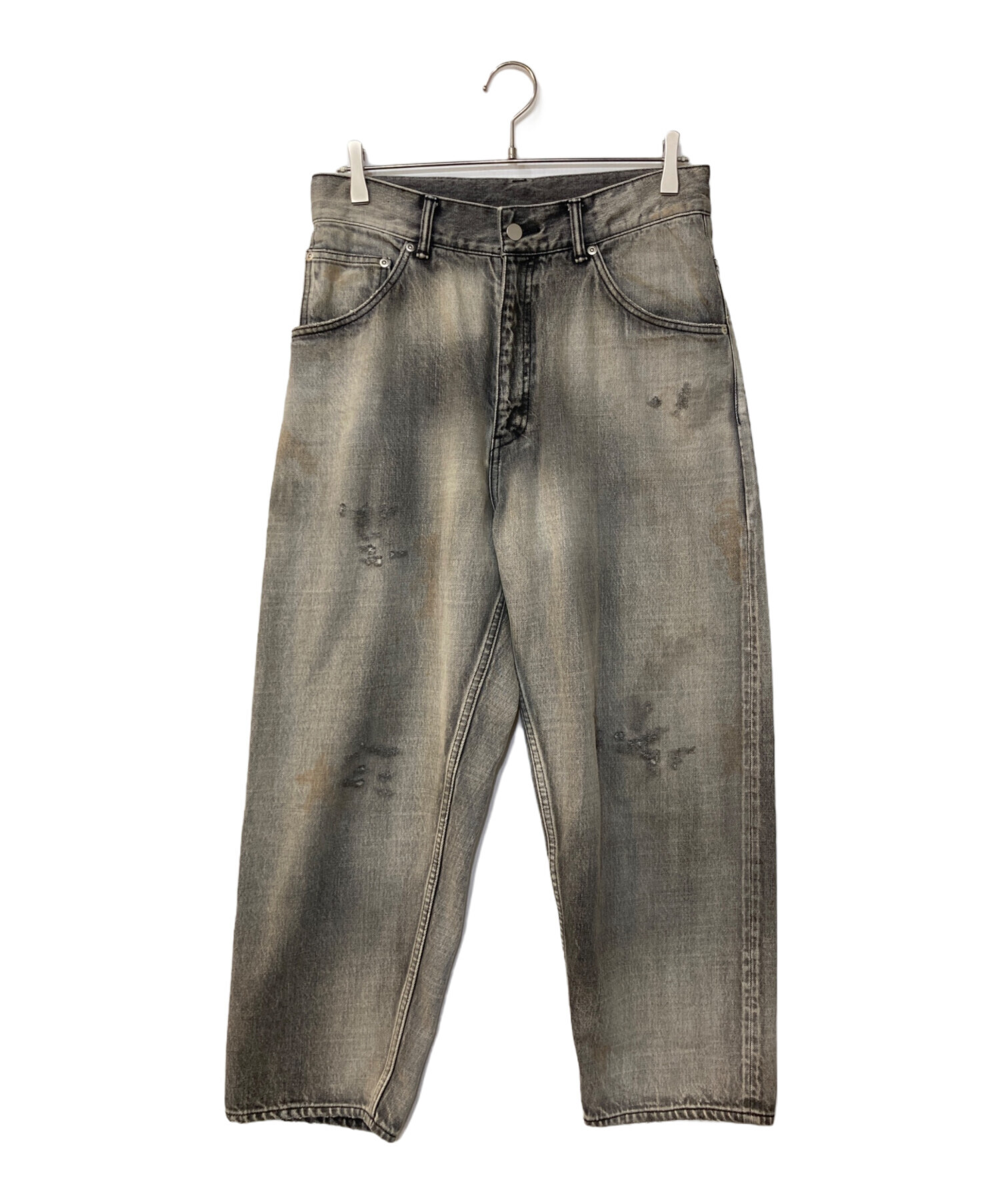 中古・古着通販】ANCELLM (アンセルム) SELVEDGE TAPERED 5P BLACK
