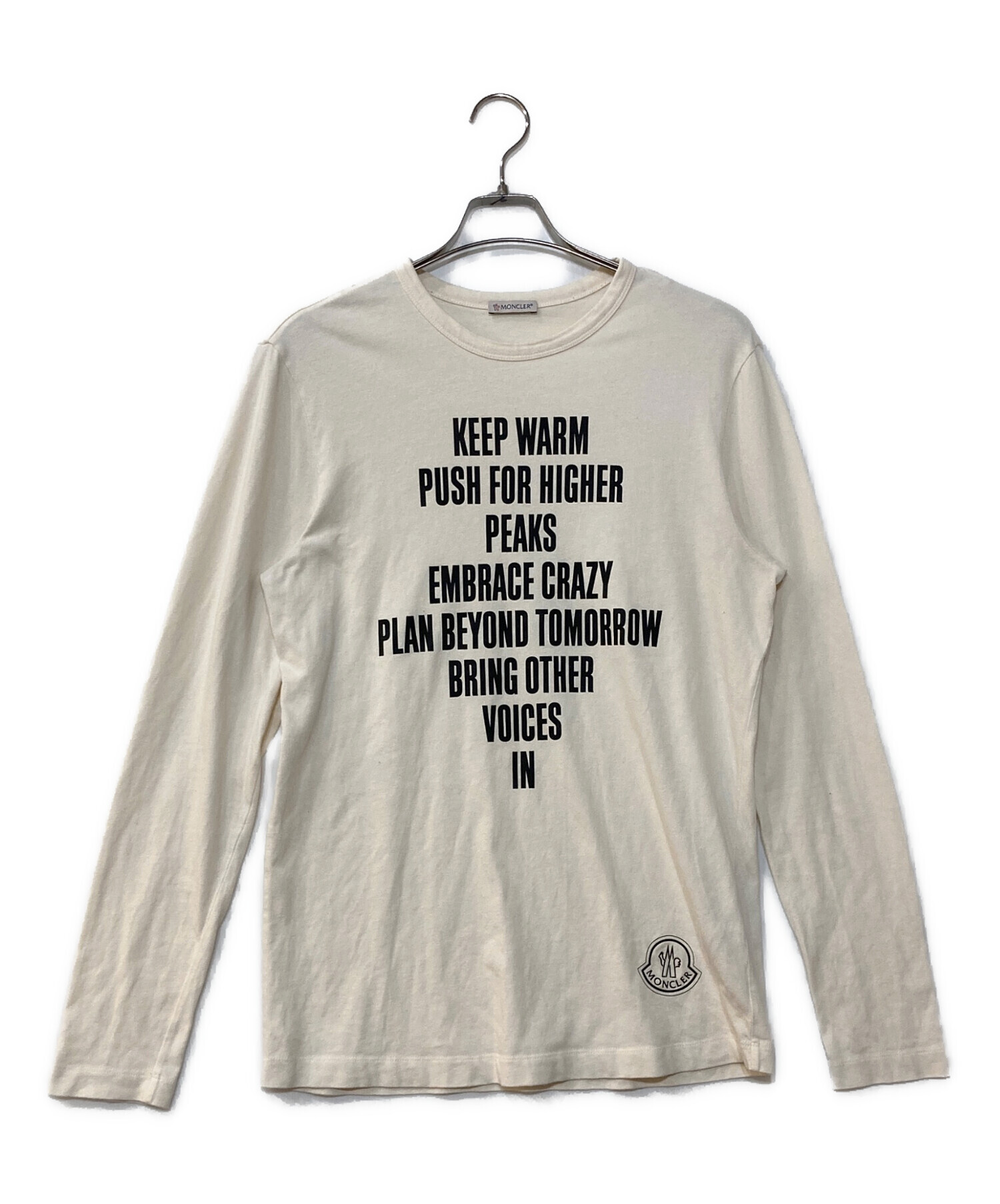 中古・古着通販】MONCLER (モンクレール) KEEP WARM PUSH ホワイト