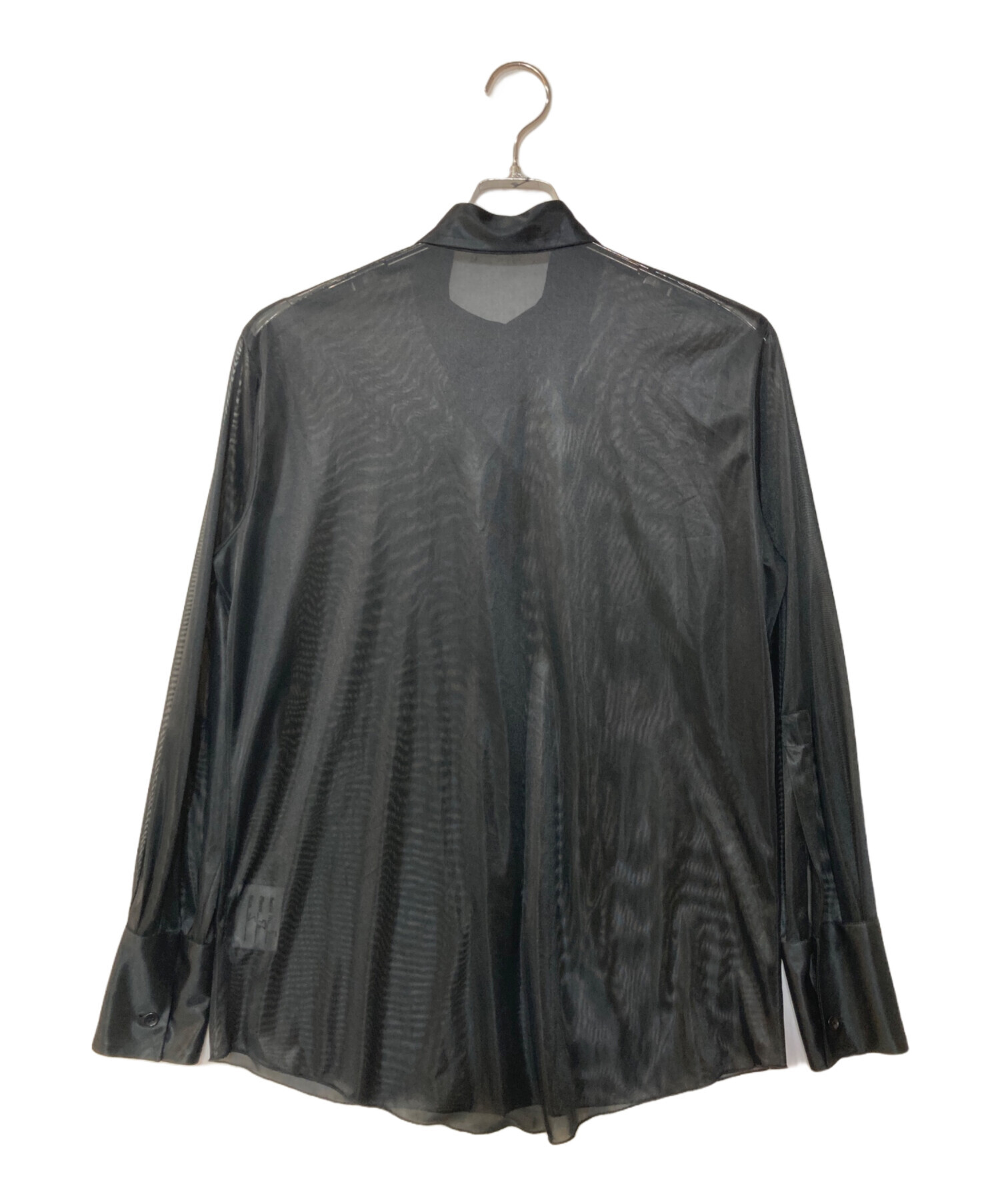 GABRIELA COLL GARMENTS♡シアー長袖シャツ グレー 中古・古着通販】gabriela coll garments (ガブリエラコールガーメンツ