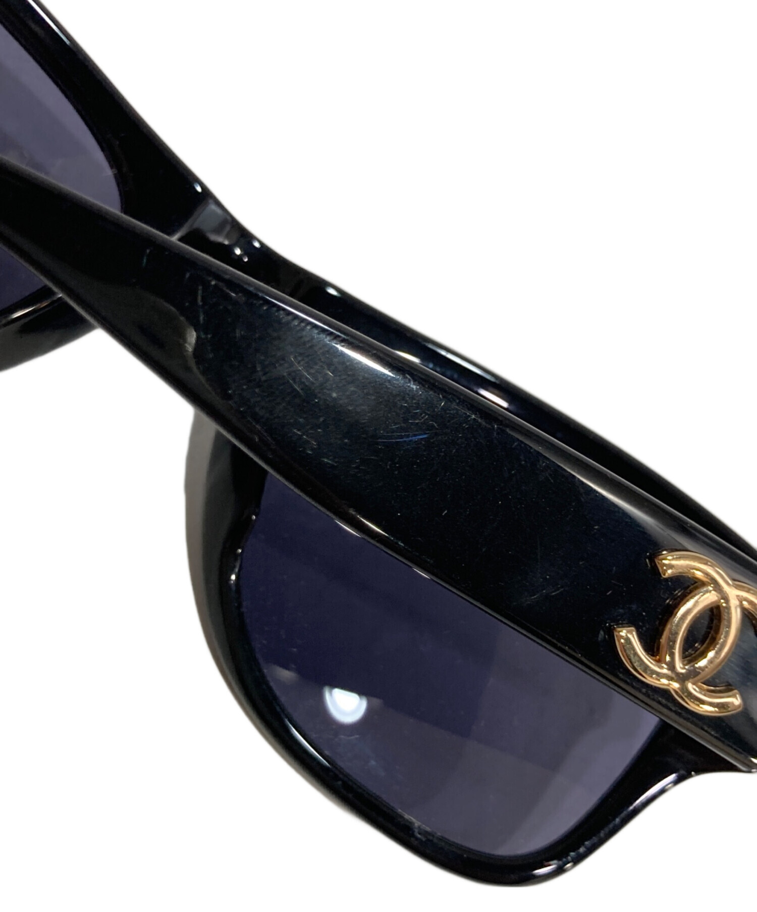 中古・古着通販】CHANEL (シャネル) ココマーク サングラス ブラック