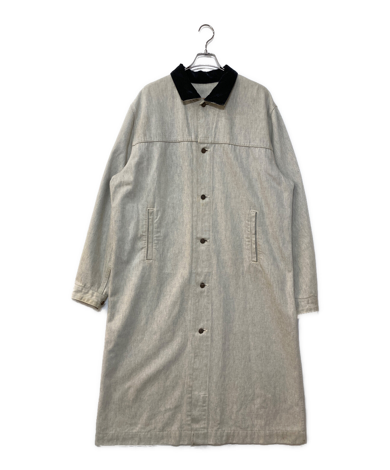 中古・古着通販】LEVI'S (リーバイス) デニムロングコート ホワイト