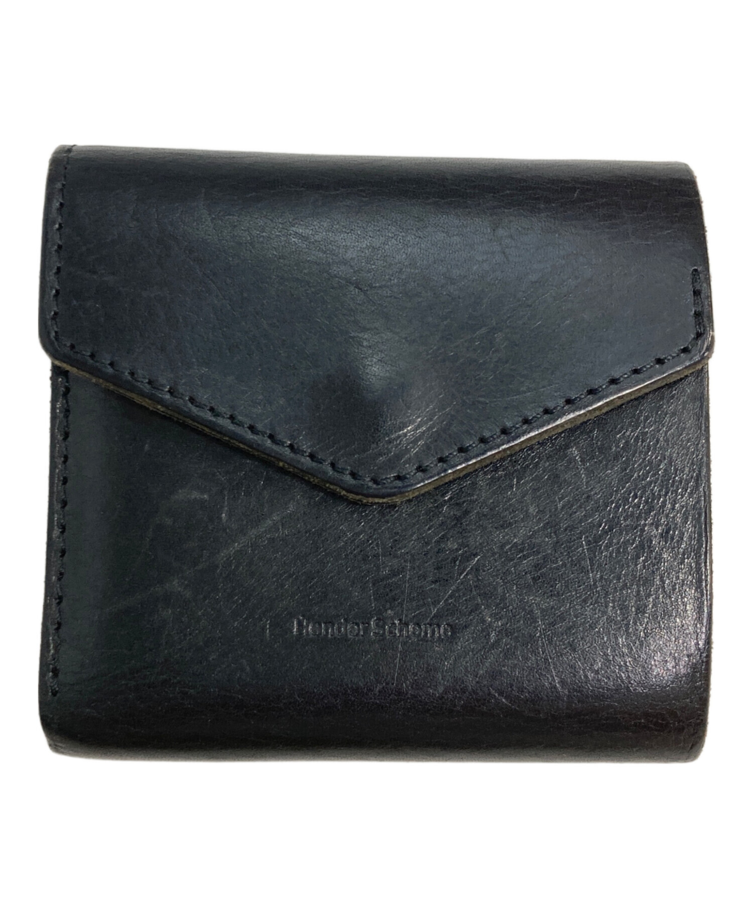 Hender Scheme Flap Wallet 黒 財布 【お盆セール価格】 中古・古着通販】HENDER SCHEME (エンダースキーマ) flap wallet