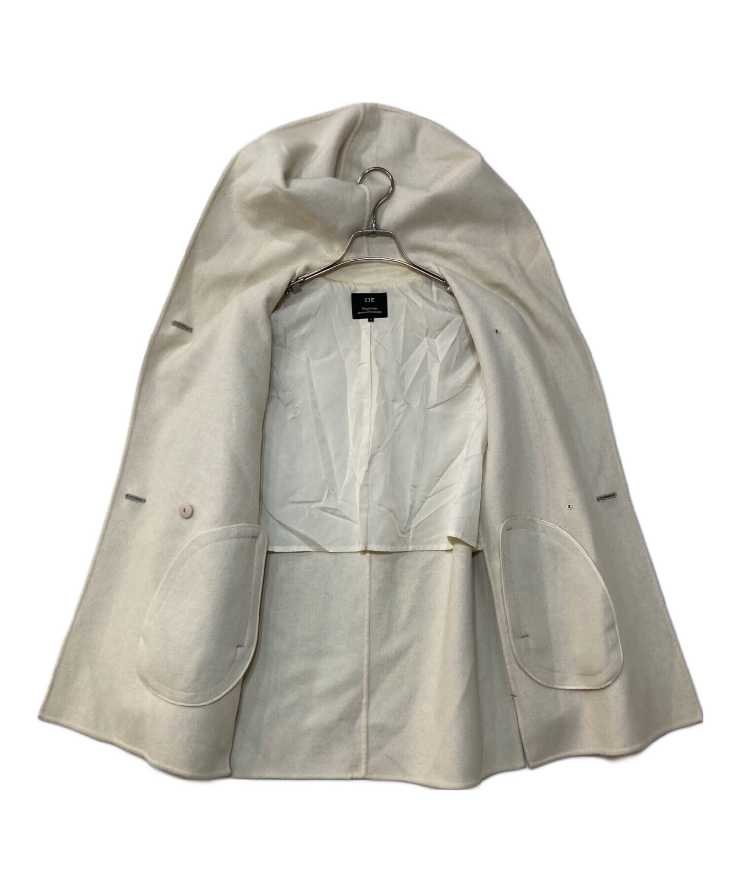 中古・古着通販】23区 (ニジュウサンク) アンゴラ混ソフトリバーコート