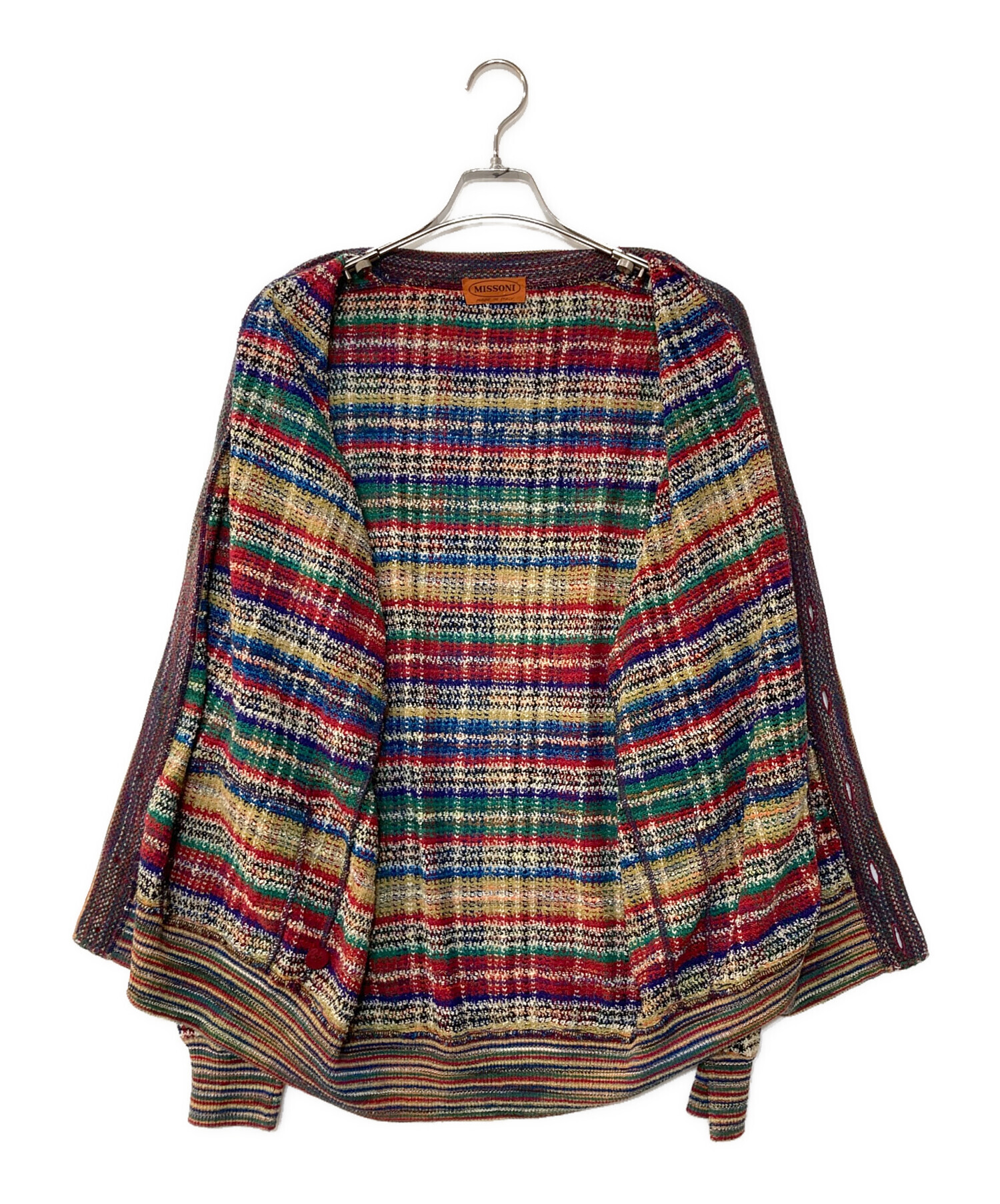 中古・古着通販】MISSONI (ミッソーニ) ニットカーディガン マルチ