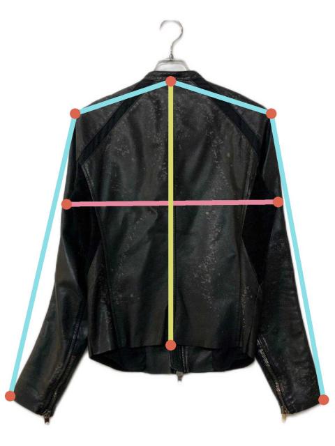 (美品）DIESEL BLACK GOLD シングルライダース ラムレザー 中古・古着通販】DIESEL Black Gold (ディーゼル ブラック ゴールド
