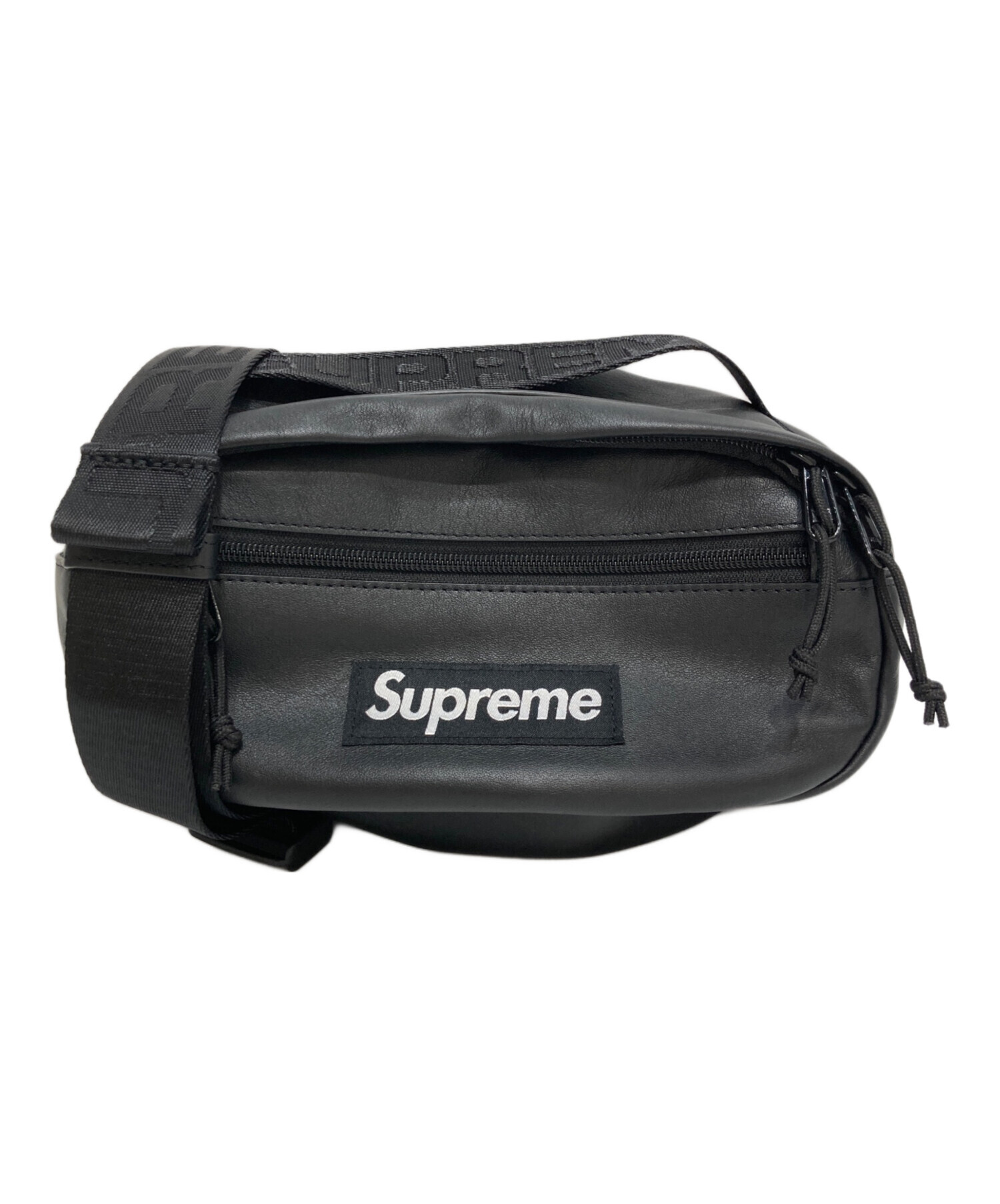 中古・古着通販】SUPREME (シュプリーム) Leather Waist Bag レザー