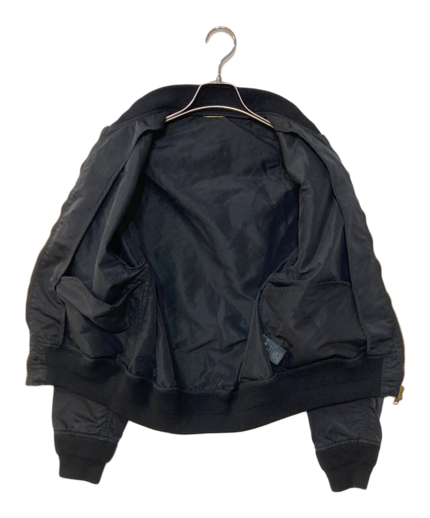 定価50490円 Deuxieme Classe ミリタリーブルゾン ブラック 中古・古着通販】Deuxieme Classe (ドゥーズィエム クラス) BLACK
