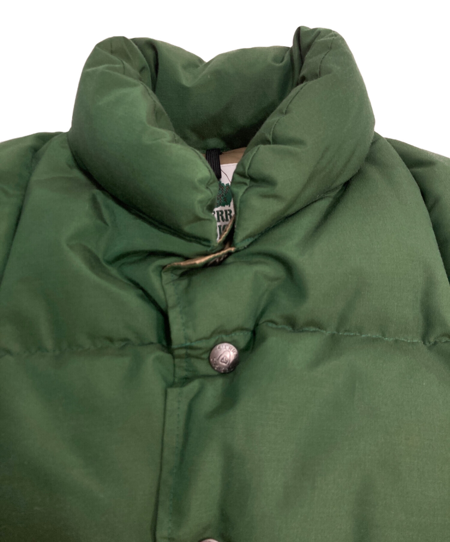 SIERRA DESIGNS ダウンベスト ダークグリーン 中古・古着通販】SIERRA DESIGNS (シエラデザインズ) ダウンベスト