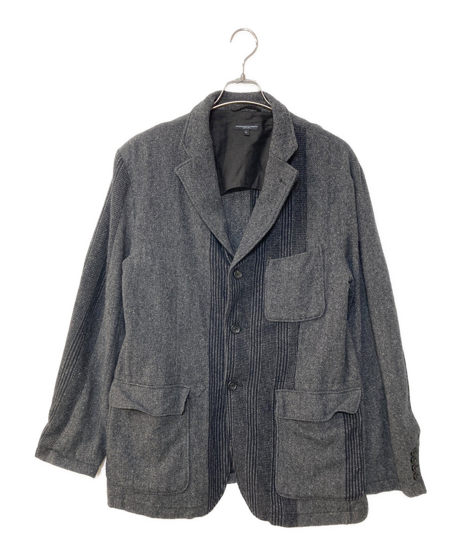 Engineered Garments ヘリンボーン ツイード コート 中古・古着通販】Engineered Garments (エンジニアド ガーメンツ