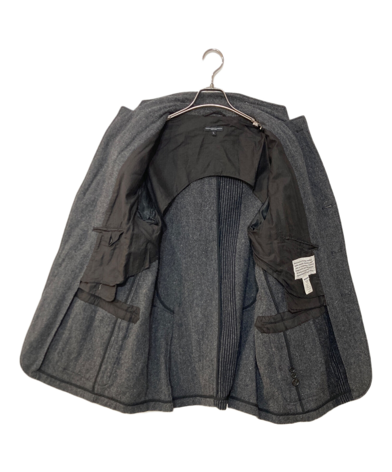 Engineered Garments ヘリンボーン ツイード コート 中古・古着通販】Engineered Garments (エンジニアド ガーメンツ