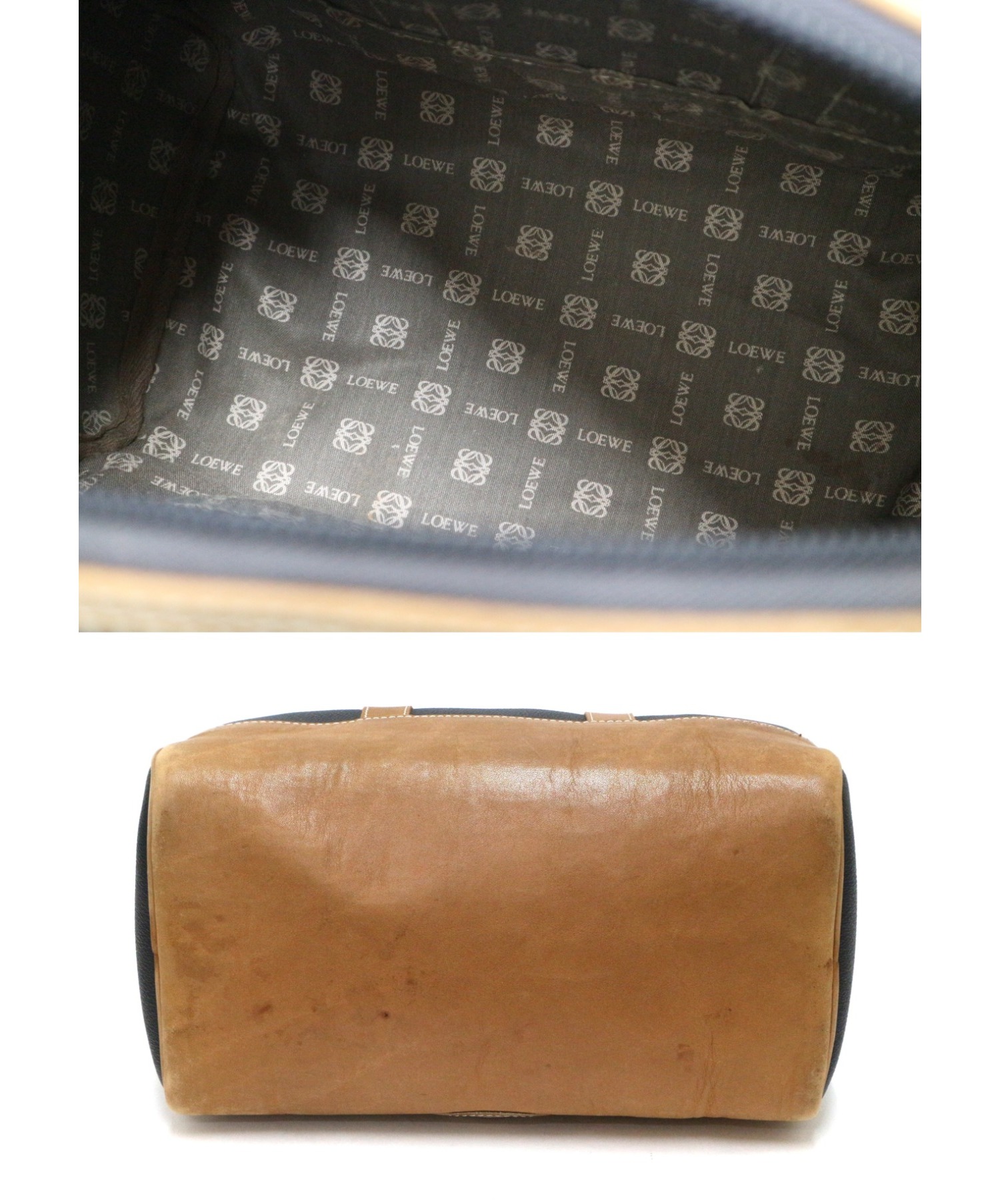 中古・古着通販】LOEWE (ロエベ) ヴィンテージミニボストンバッグ