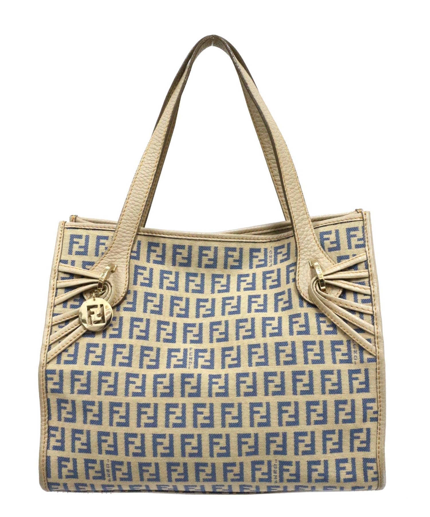 中古・古着通販】FENDI (フェンディ) キャンバスレザーズッキーノ 
