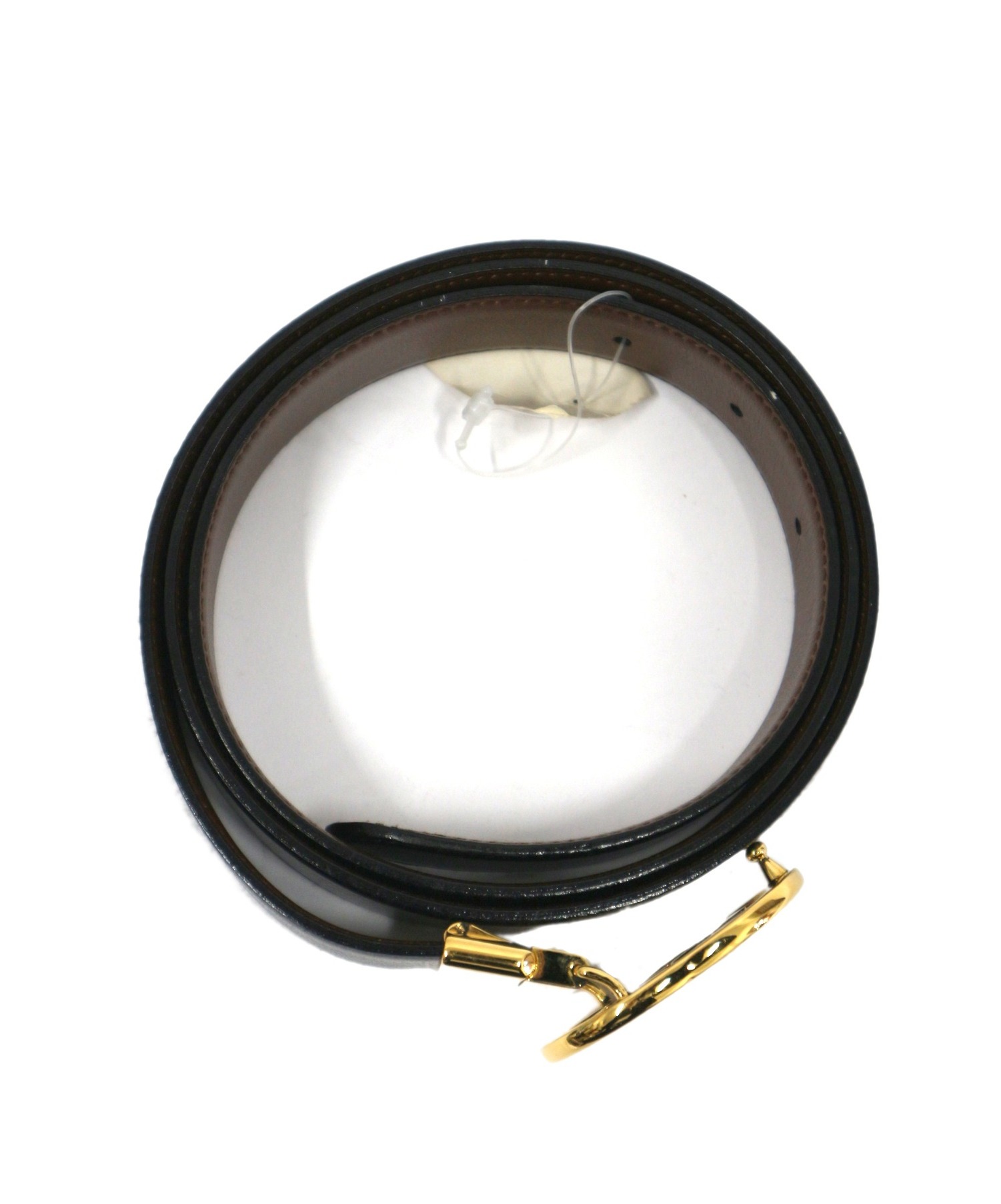 中古・古着通販】GUCCI (グッチ) インターロッキングGバックルレザー