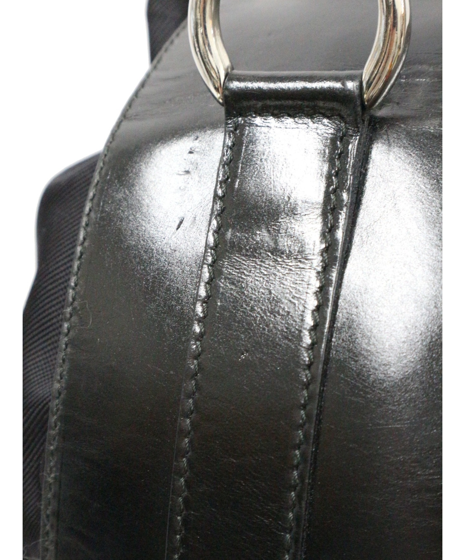中古・古着通販】GUCCI (グッチ) バンブー2WAY巾着ショルダーバッグ 