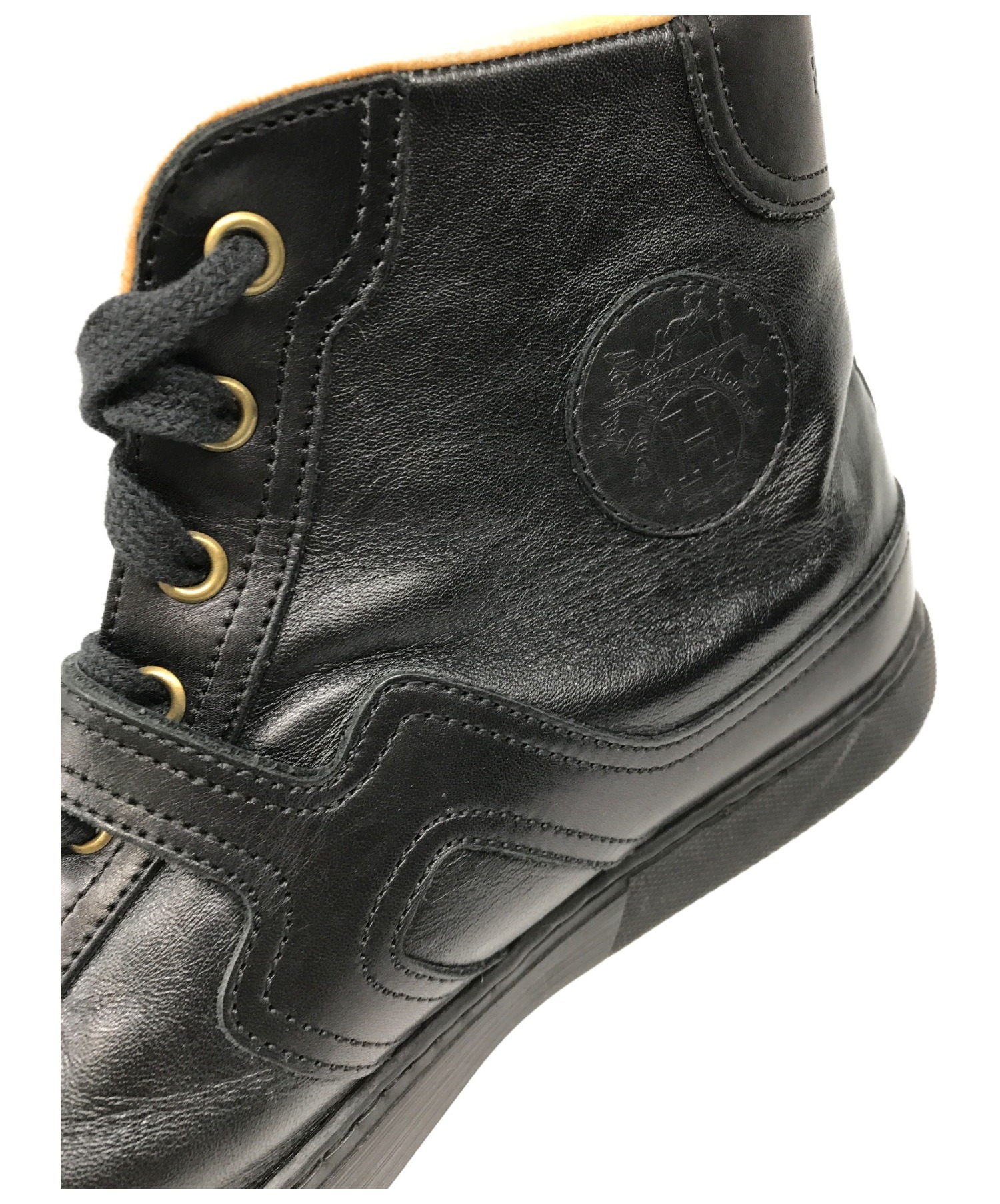 HERMES エルメス　ハイカットスニーカー　ベルト　39 1/2