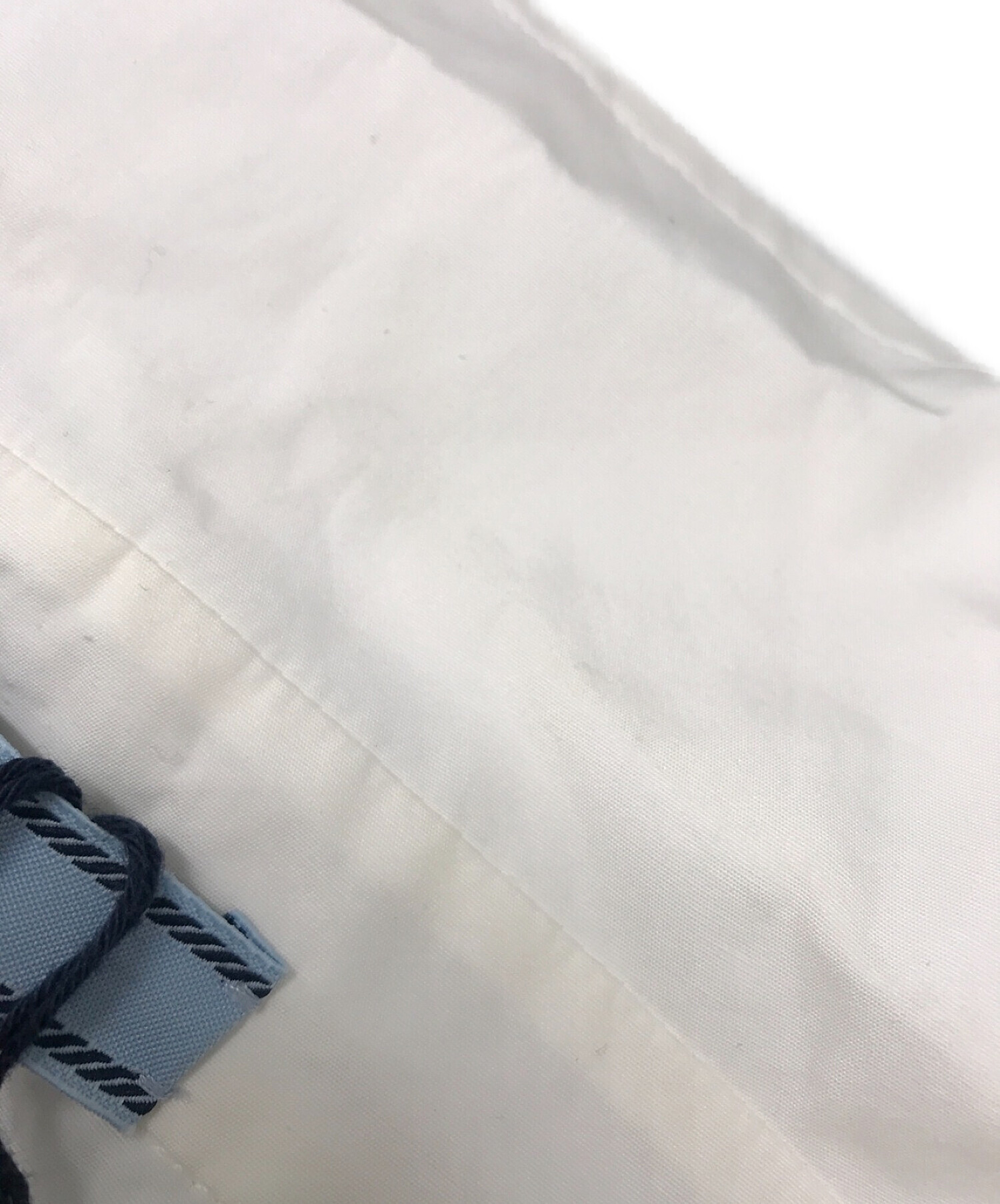 中古・古着通販】PRADA (プラダ) スキッパーシャツ ホワイト サイズ:38 