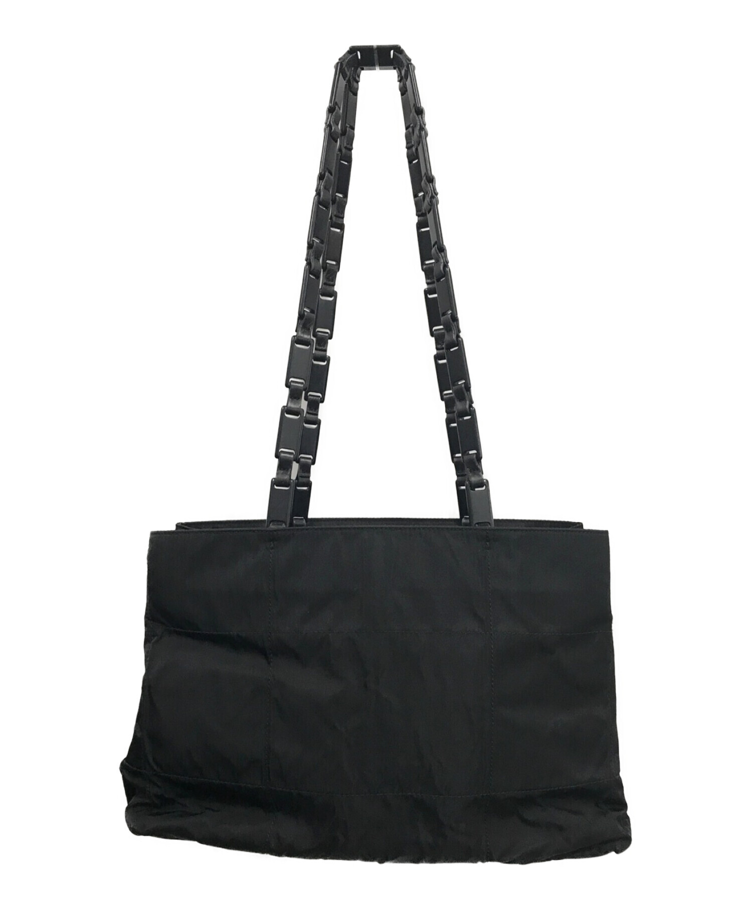 中古・古着通販】PRADA (プラダ) プラスチックチェーントートバッグ 