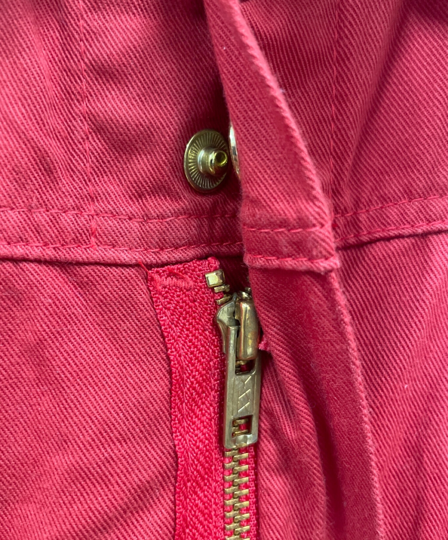 中古・古着通販】VINTAGE (ビンテージ) ジャンプスーツ レッド サイズ